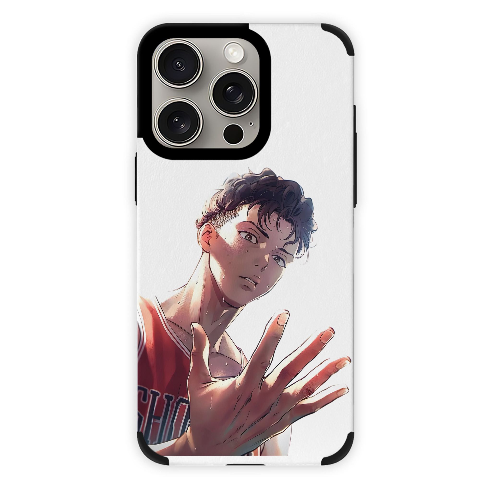 （画像用） SLAM DUNK／スラムダンク 【iPhone15ProMax対応】 PUレザー スマホケース 耐衝撃＆黄変防止