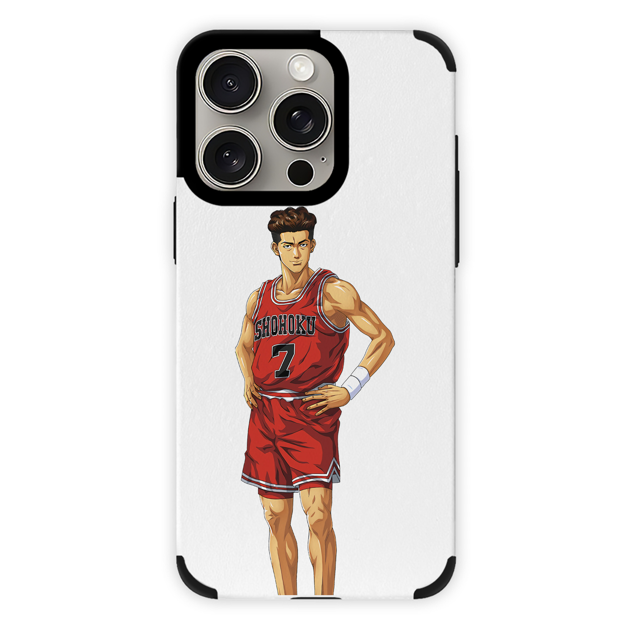 （画像用） SLAM DUNK／スラムダンク 【iPhone15ProMax対応】 PUレザー スマホケース 耐衝撃＆黄変防止