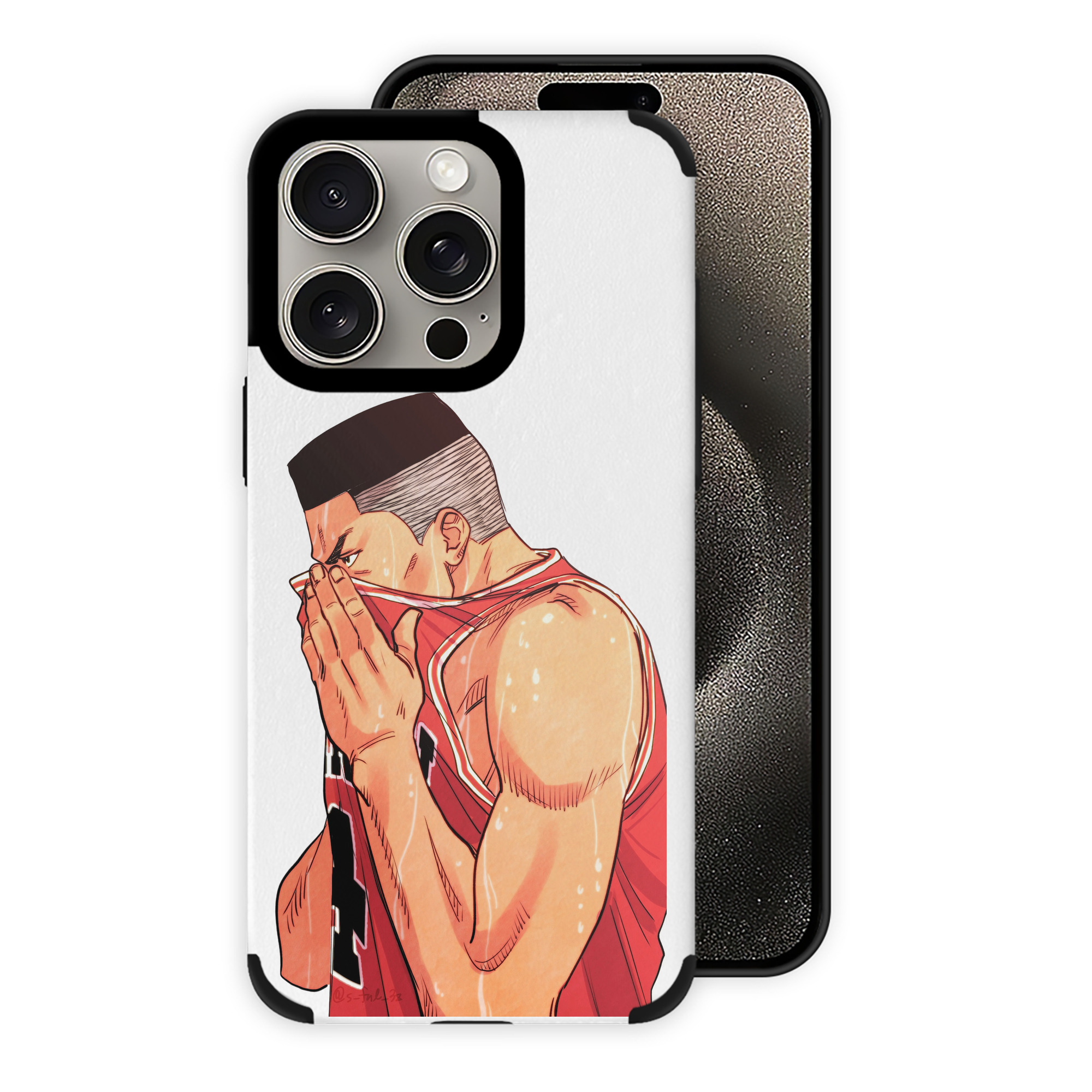 （画像用） SLAM DUNK／スラムダンク 【iPhone15ProMax対応】 PUレザー スマホケース 耐衝撃＆黄変防止