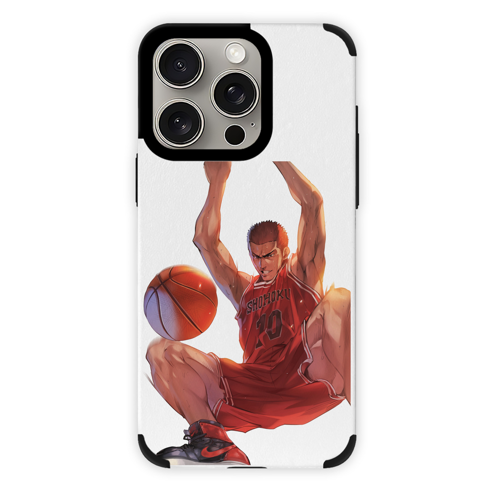 （画像用） SLAM DUNK／スラムダンク 【iPhone15ProMax対応】 PUレザー スマホケース 耐衝撃＆黄変防止