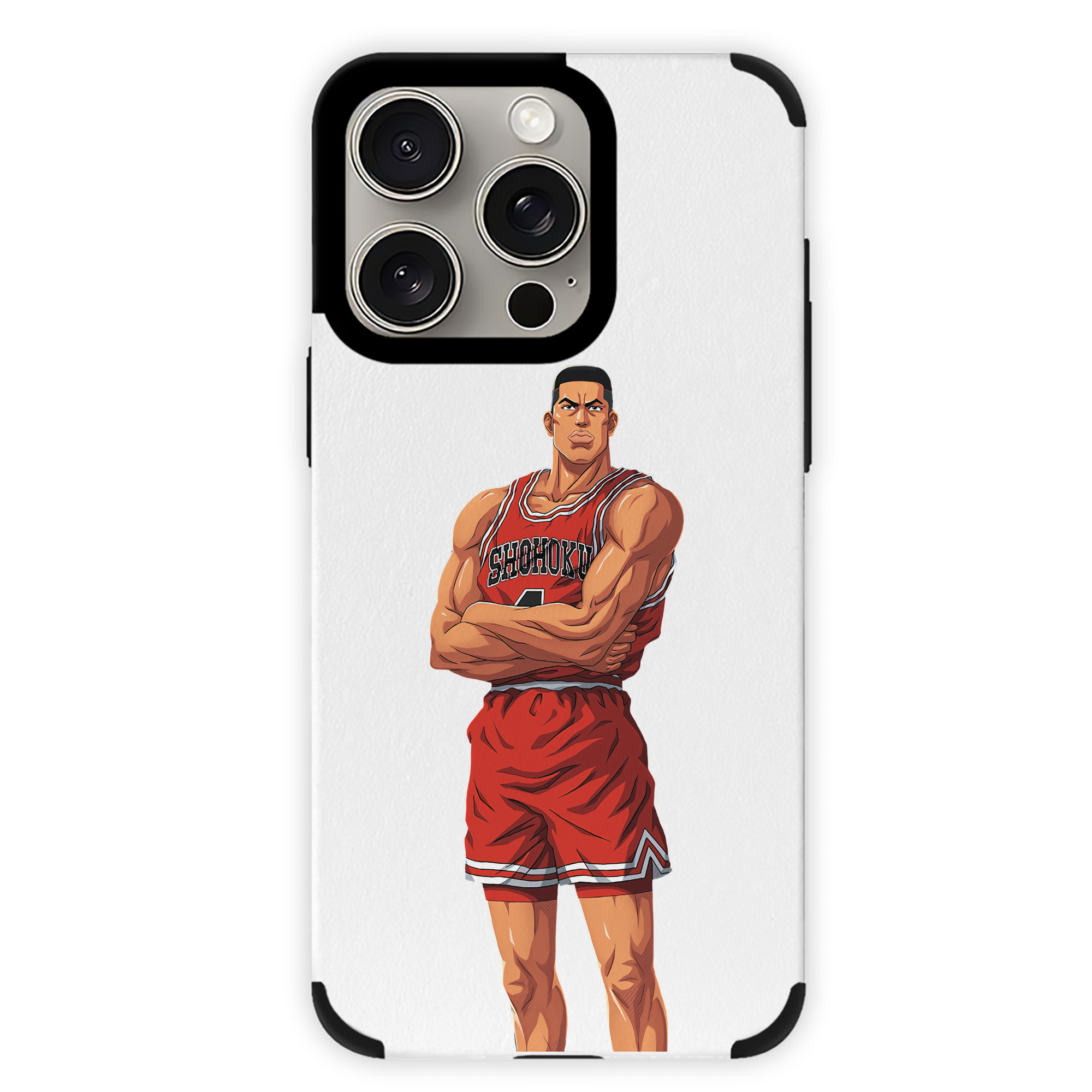 （画像用） SLAM DUNK／スラムダンク 【iPhone15ProMax対応】 PUレザー スマホケース 耐衝撃＆黄変防止