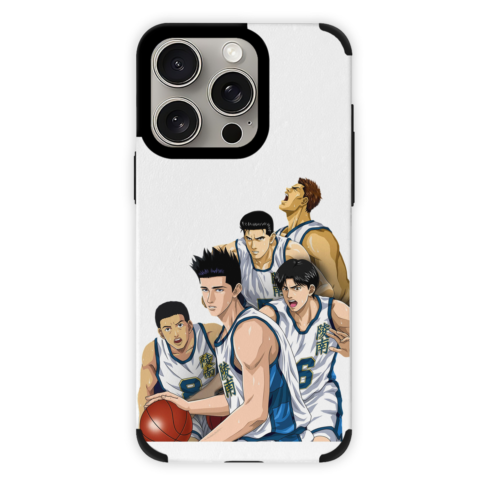 （画像用） SLAM DUNK／スラムダンク 【iPhone15ProMax対応】 PUレザー スマホケース 耐衝撃＆黄変防止