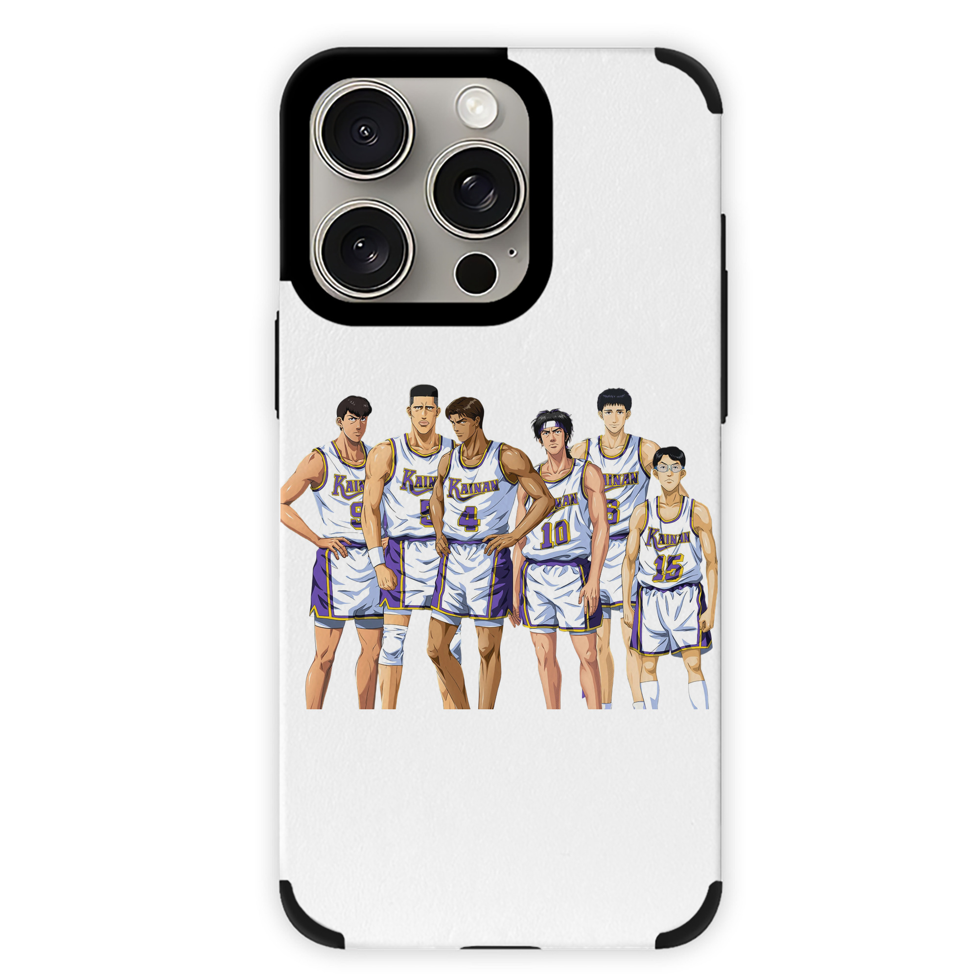 （画像用） SLAM DUNK／スラムダンク 【iPhone15ProMax対応】 PUレザー スマホケース 耐衝撃＆黄変防止