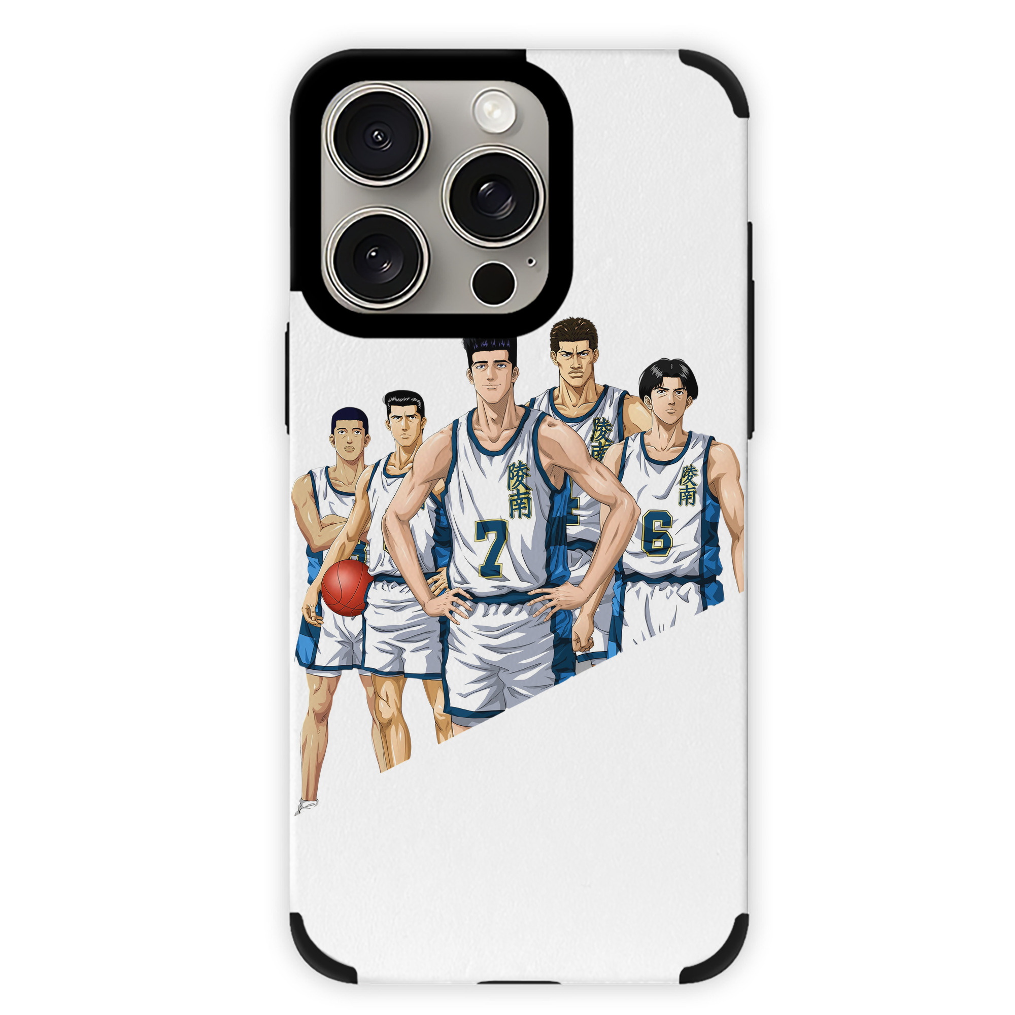 （画像用） SLAM DUNK／スラムダンク 【iPhone15ProMax対応】 PUレザー スマホケース 耐衝撃＆黄変防止