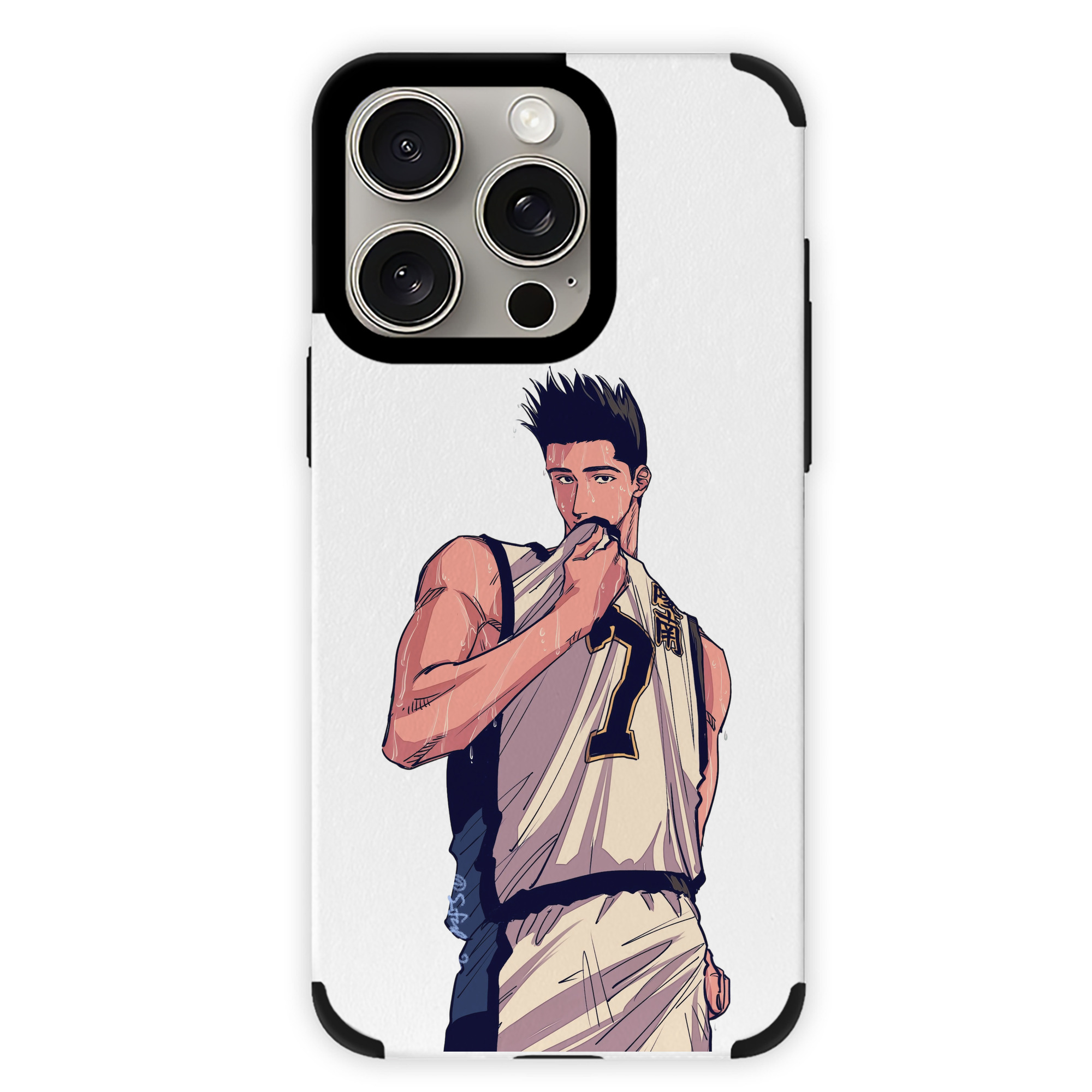 （画像用） SLAM DUNK／スラムダンク 【iPhone15ProMax対応】 PUレザー スマホケース 耐衝撃＆黄変防止