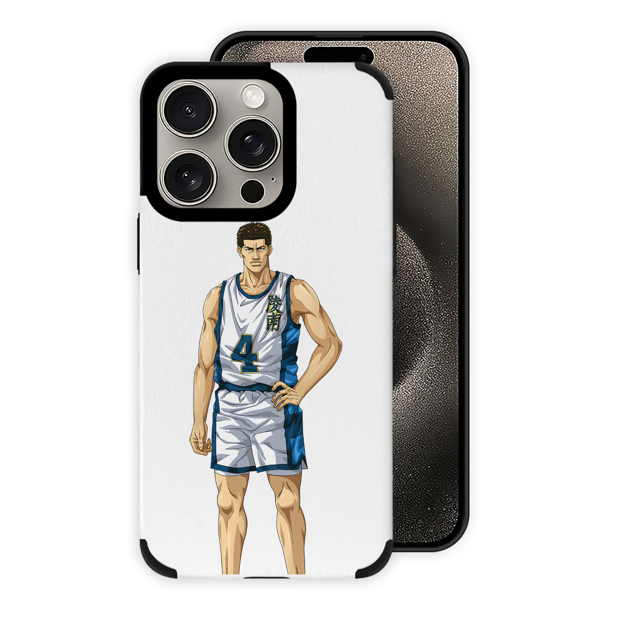 （画像用） SLAM DUNK／スラムダンク 【iPhone15ProMax対応】 PUレザー スマホケース 耐衝撃＆黄変防止