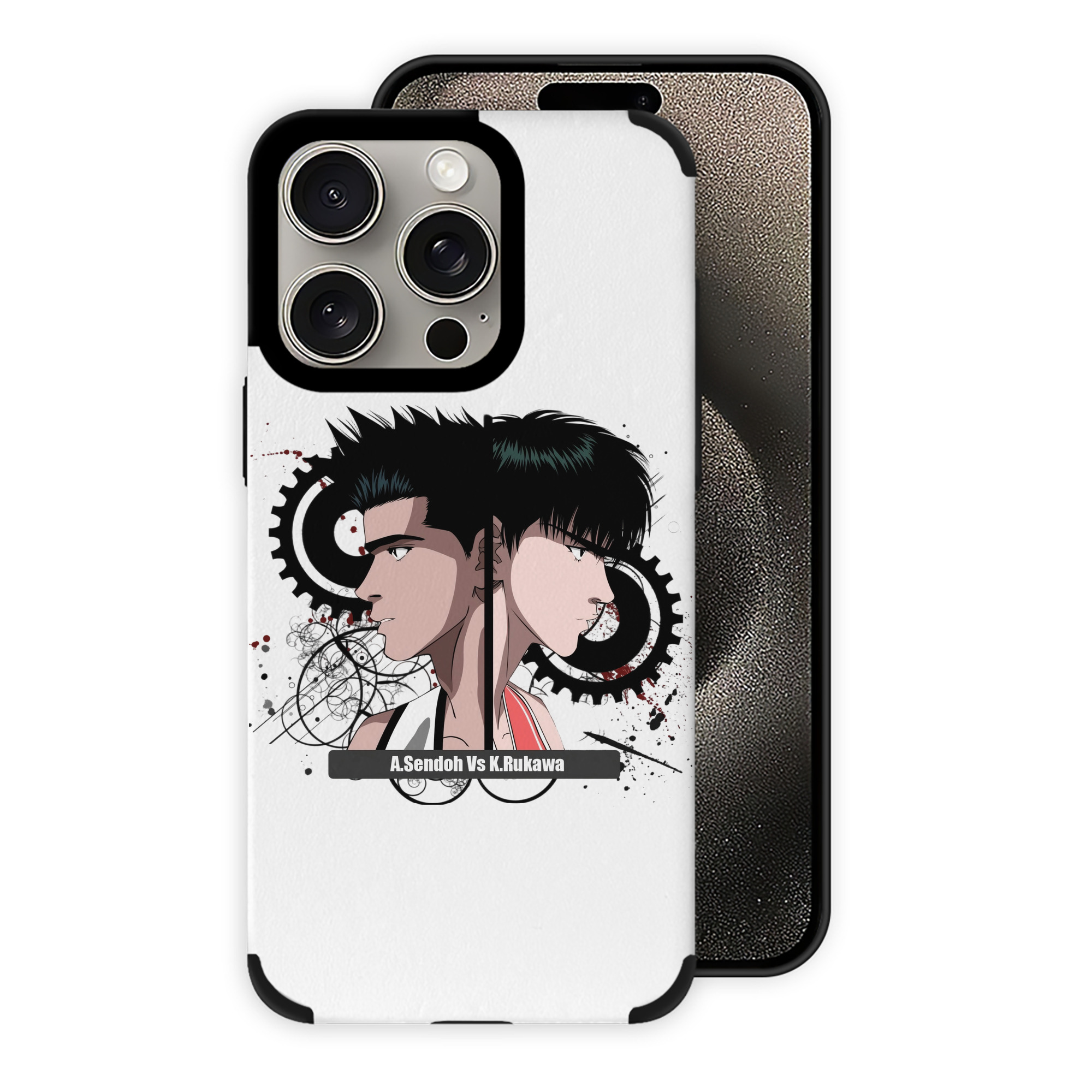 （画像用） SLAM DUNK／スラムダンク 【iPhone15ProMax対応】 PUレザー スマホケース 耐衝撃＆黄変防止