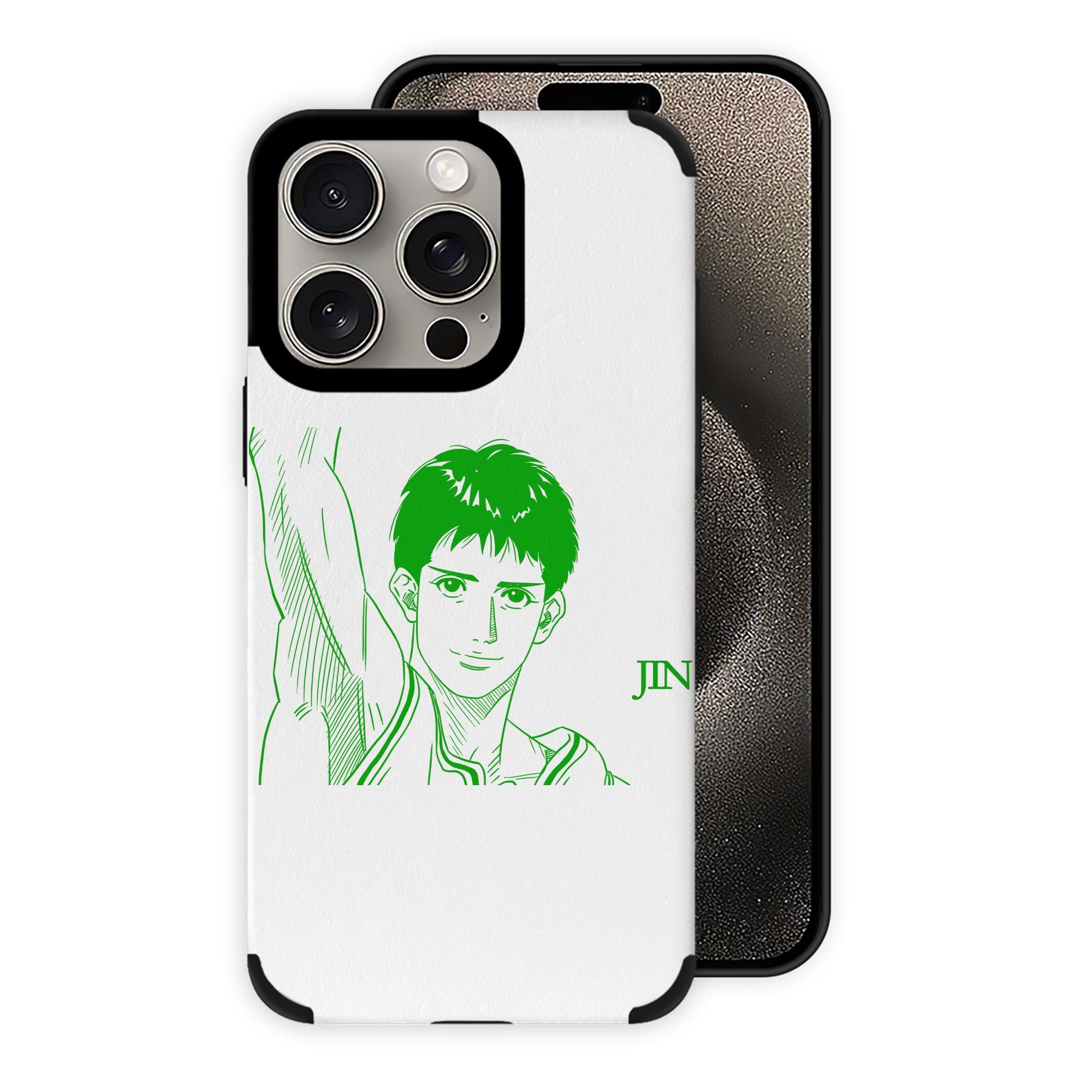 （画像用） SLAM DUNK／スラムダンク 【iPhone15ProMax対応】 PUレザー スマホケース 耐衝撃＆黄変防止