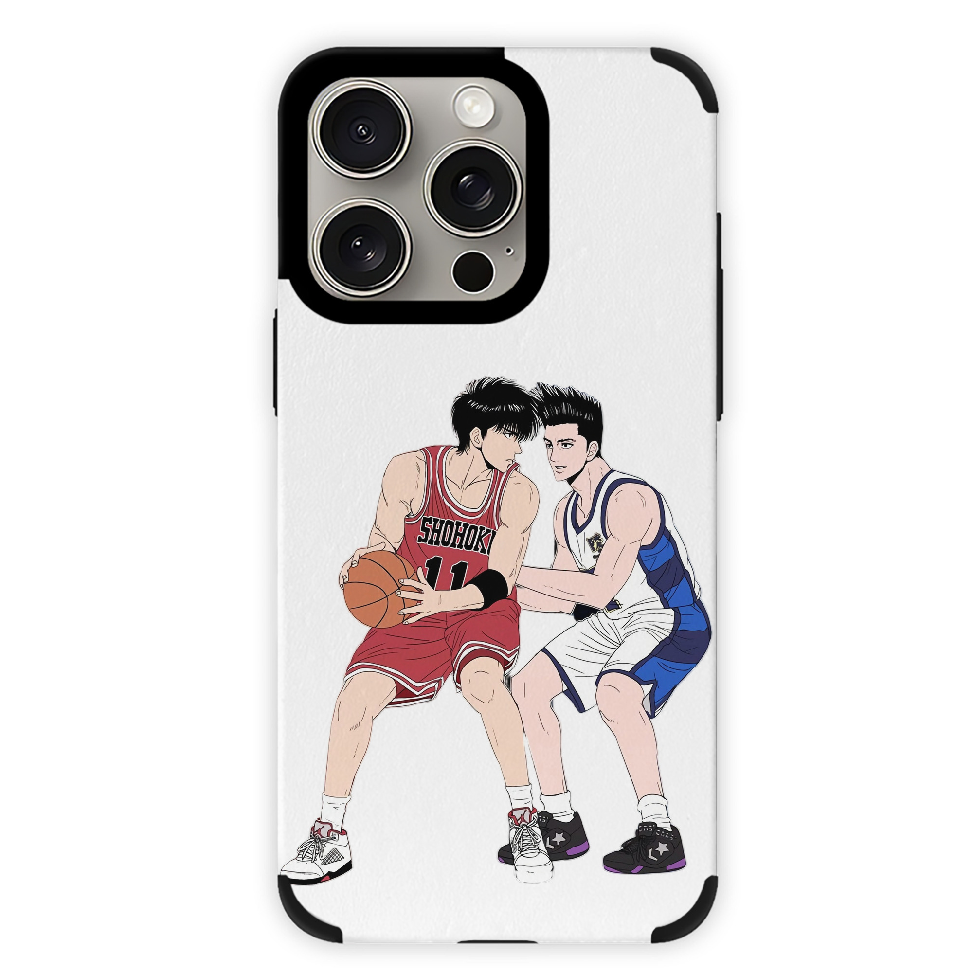 （画像用） SLAM DUNK／スラムダンク 【iPhone15ProMax対応】 PUレザー スマホケース 耐衝撃＆黄変防止