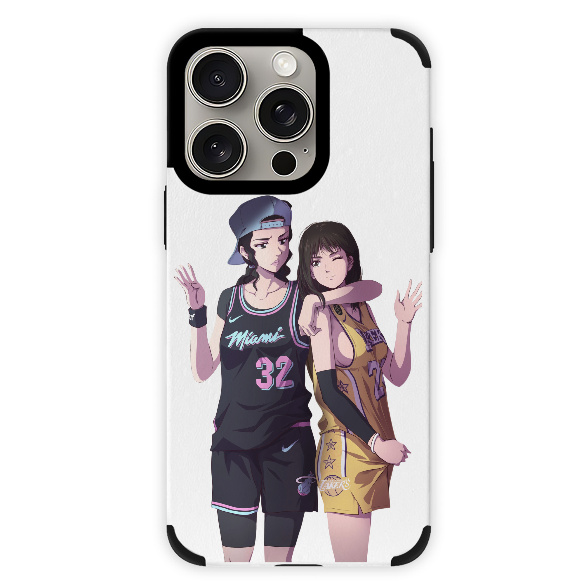 （画像用） SLAM DUNK／スラムダンク 【iPhone15ProMax対応】 PUレザー スマホケース 耐衝撃＆黄変防止