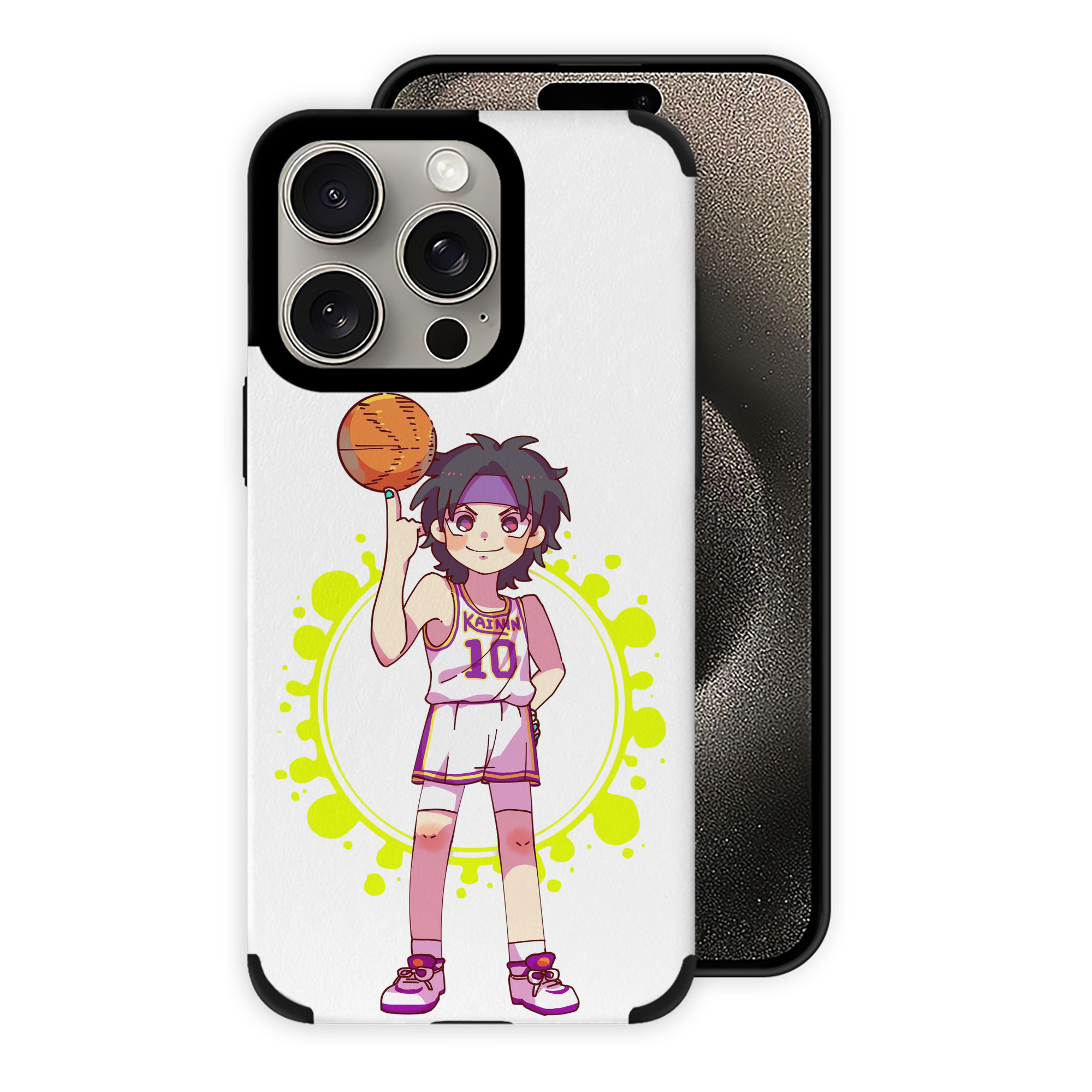 （画像用） SLAM DUNK／スラムダンク 【iPhone15ProMax対応】 PUレザー スマホケース 耐衝撃＆黄変防止
