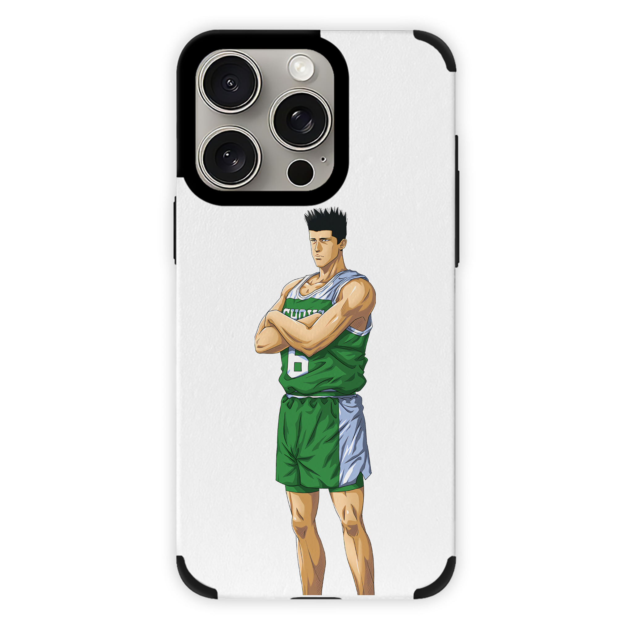 （画像用） SLAM DUNK／スラムダンク 【iPhone15ProMax対応】 PUレザー スマホケース 耐衝撃＆黄変防止