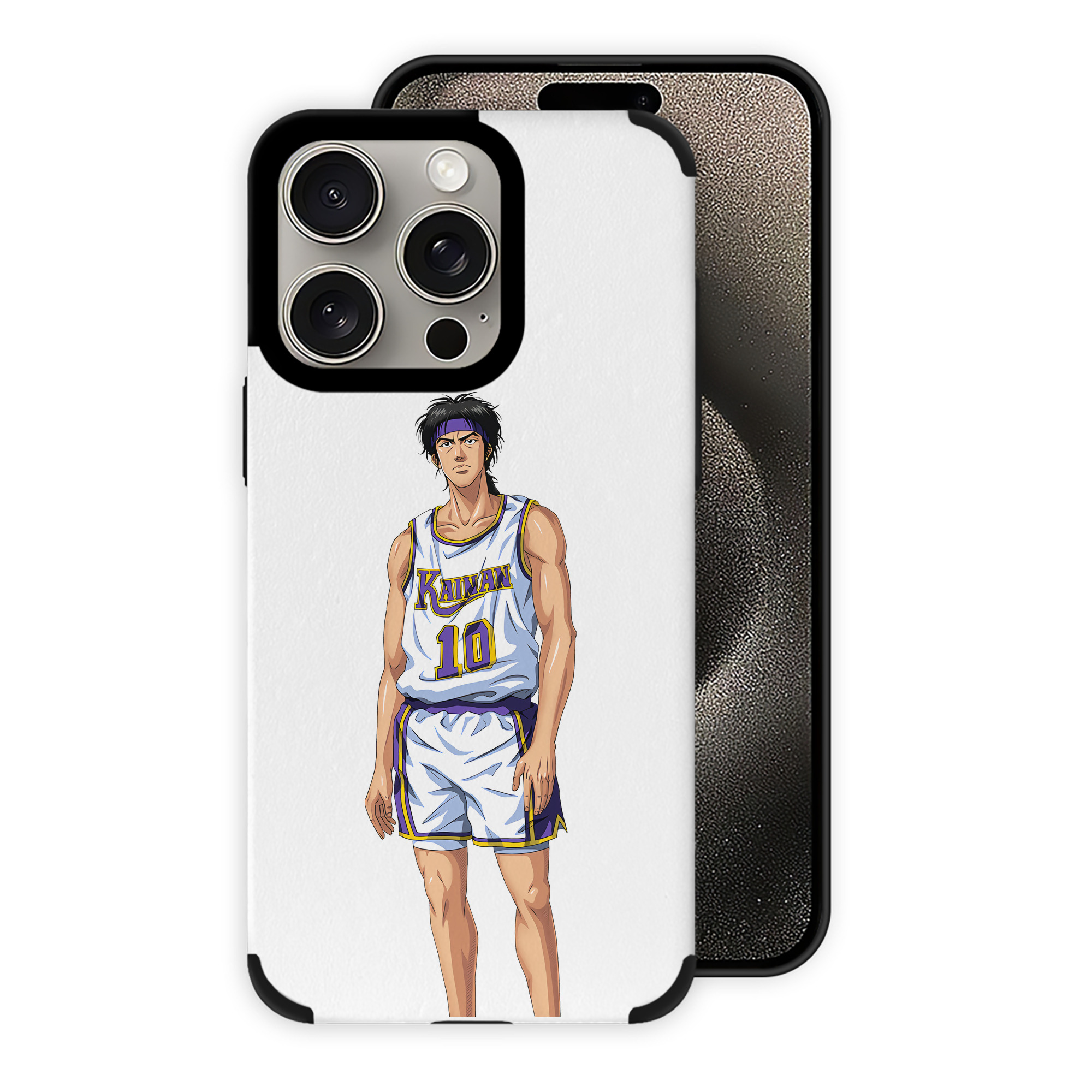 （画像用） SLAM DUNK／スラムダンク 【iPhone15ProMax対応】 PUレザー スマホケース 耐衝撃＆黄変防止