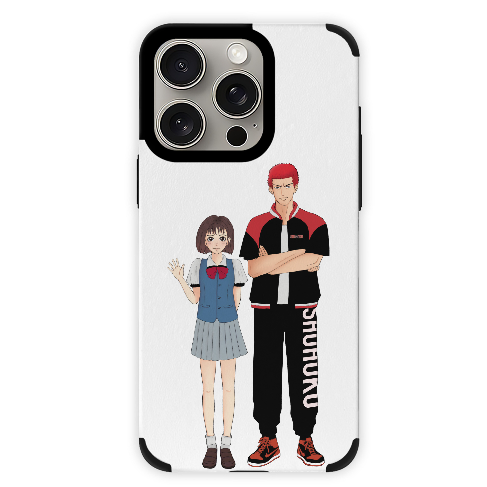 （画像用） SLAM DUNK／スラムダンク 【iPhone15ProMax対応】 PUレザー スマホケース 耐衝撃＆黄変防止