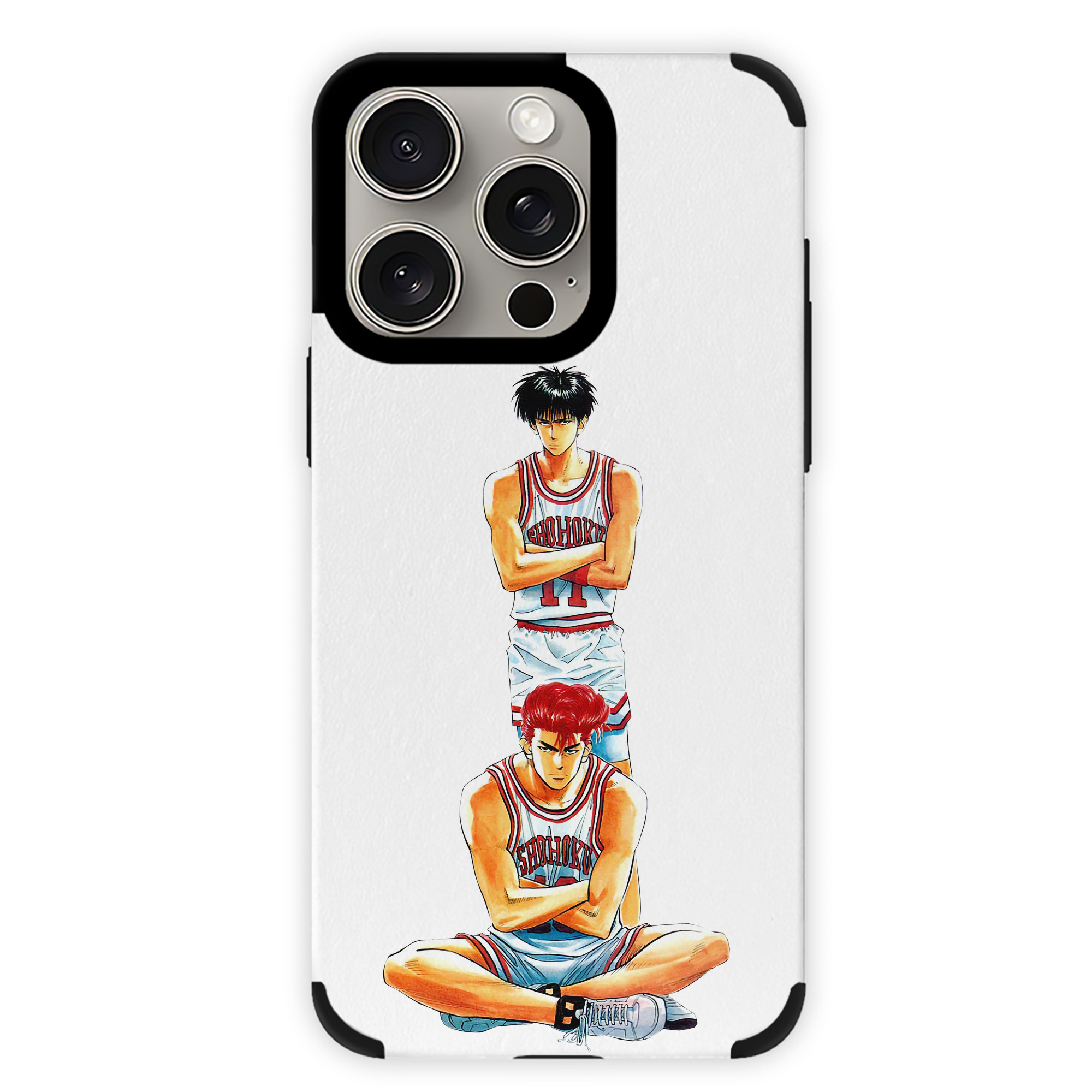 （画像用） SLAM DUNK／スラムダンク 【iPhone15ProMax対応】 PUレザー スマホケース 耐衝撃＆黄変防止