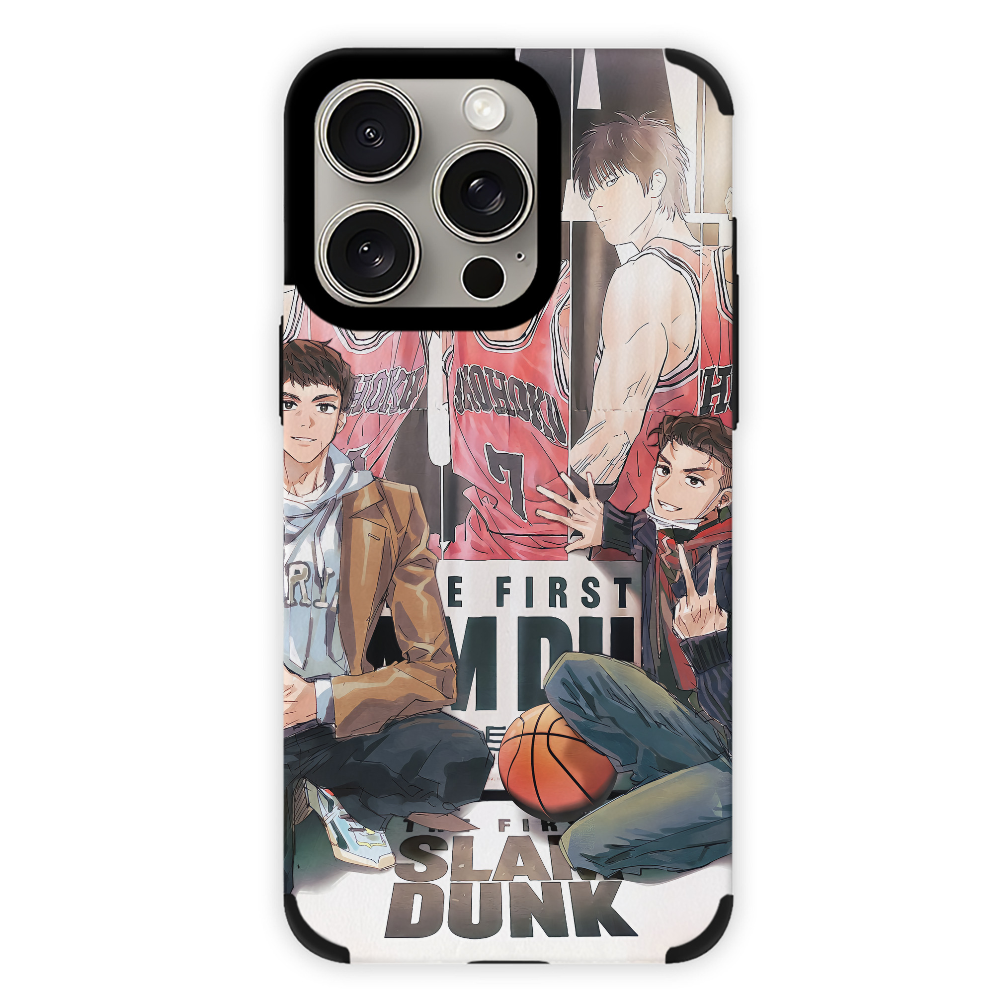 （画像用） SLAM DUNK／スラムダンク 【iPhone15ProMax対応】 PUレザー スマホケース 耐衝撃＆黄変防止