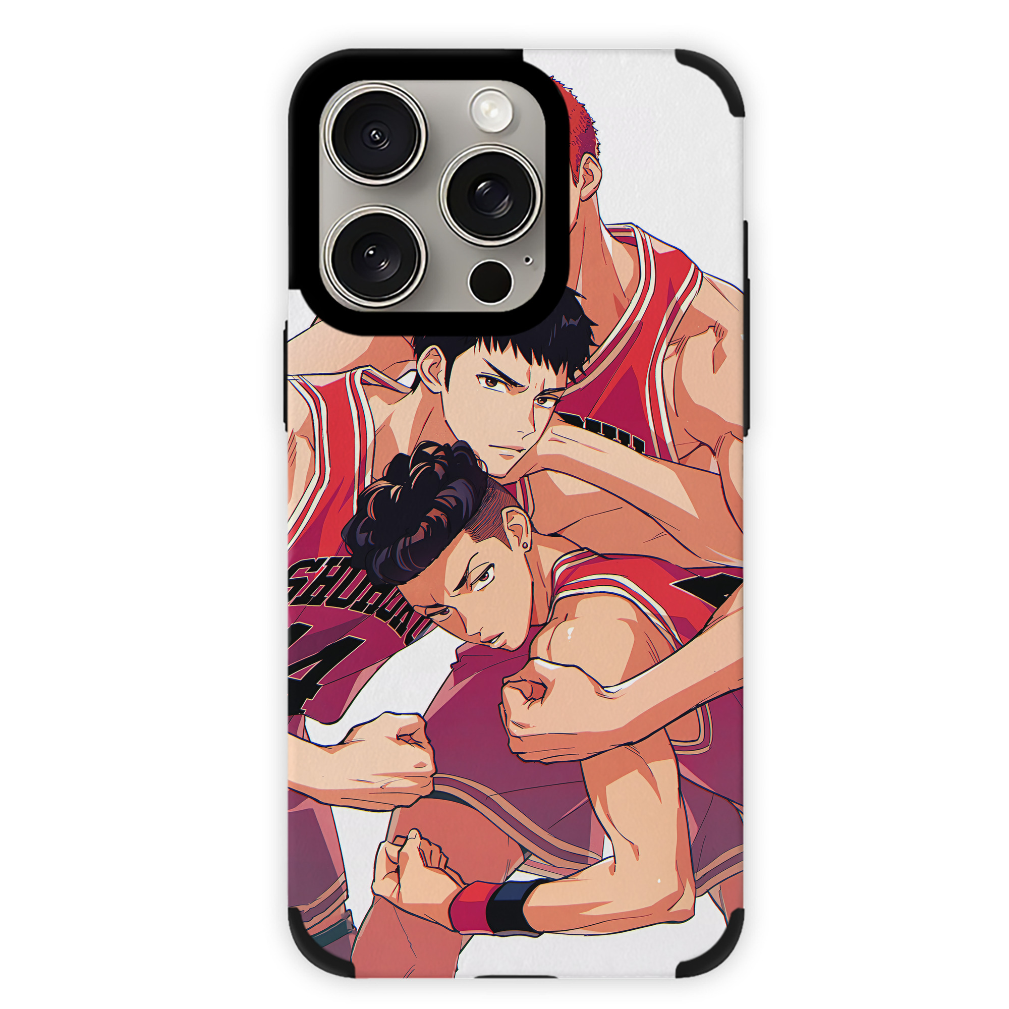 （画像用） SLAM DUNK／スラムダンク 【iPhone15ProMax対応】 PUレザー スマホケース 耐衝撃＆黄変防止