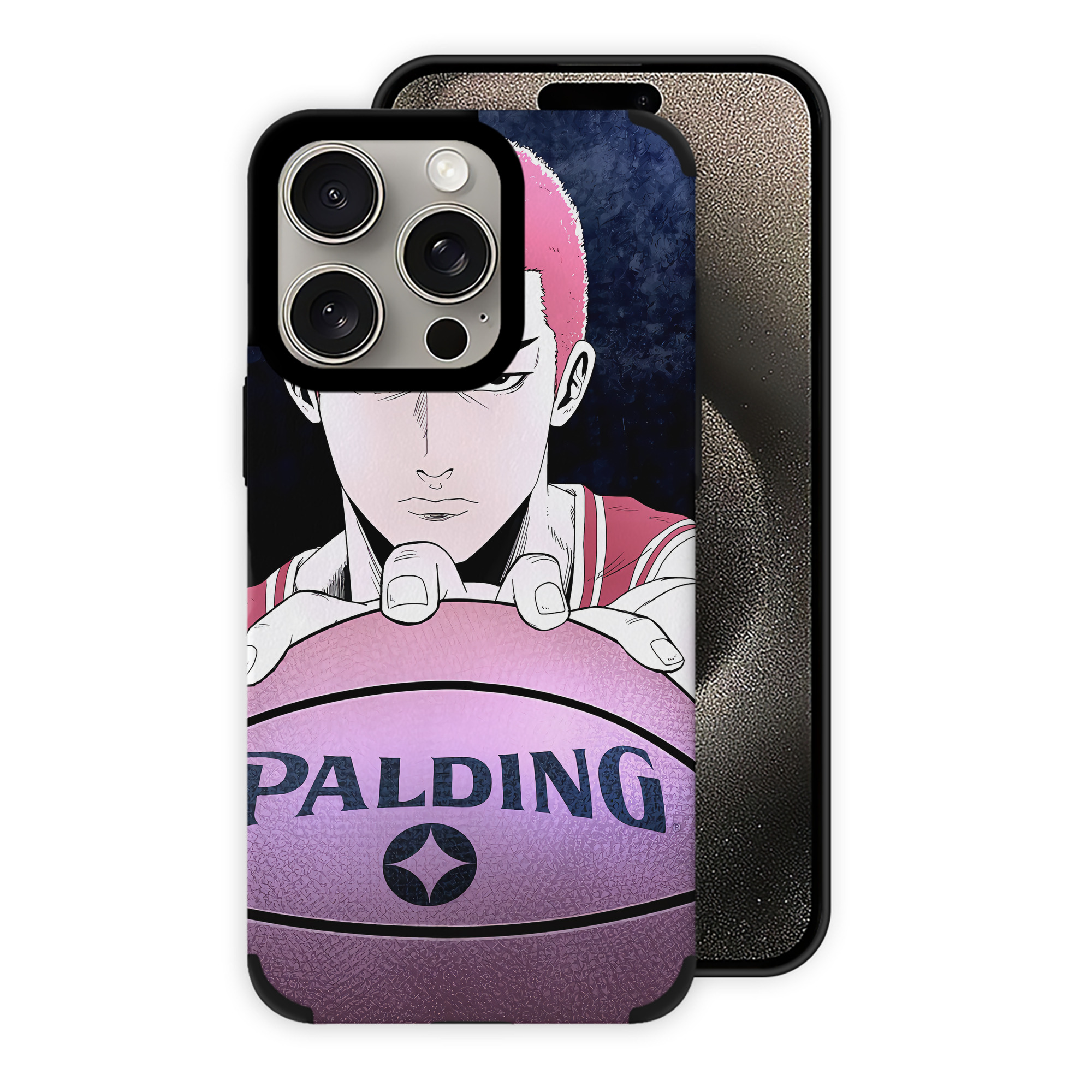 （画像用） SLAM DUNK／スラムダンク 【iPhone15ProMax対応】 PUレザー スマホケース 耐衝撃＆黄変防止