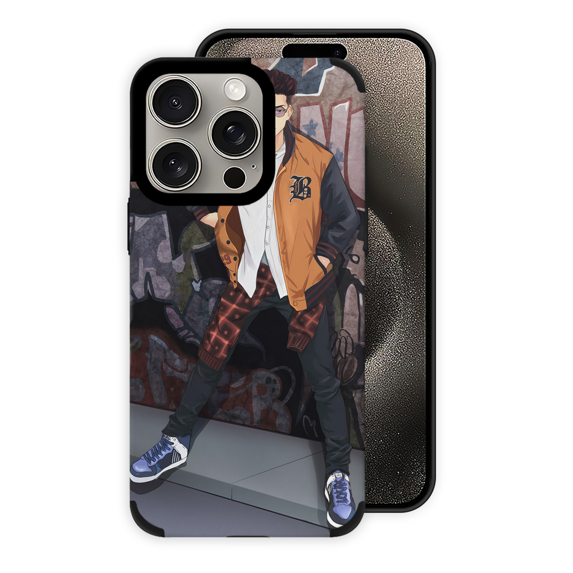 （画像用） SLAM DUNK／スラムダンク 【iPhone15ProMax対応】 PUレザー スマホケース 耐衝撃＆黄変防止