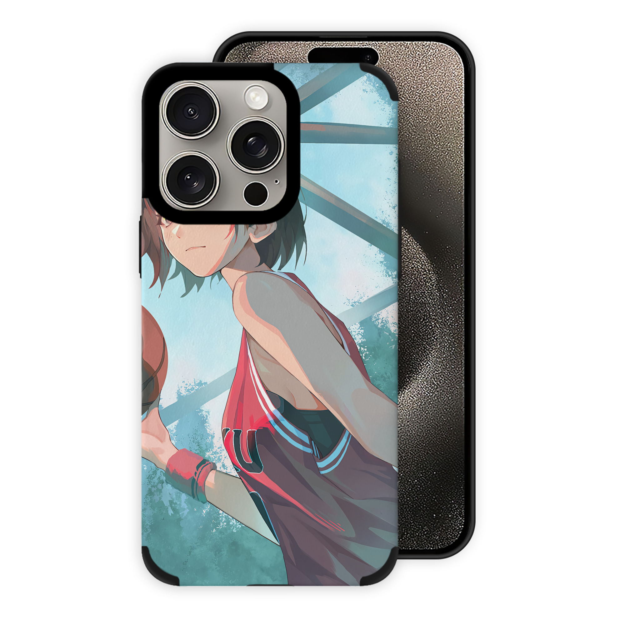 （画像用） SLAM DUNK／スラムダンク 【iPhone15ProMax対応】 PUレザー スマホケース 耐衝撃＆黄変防止