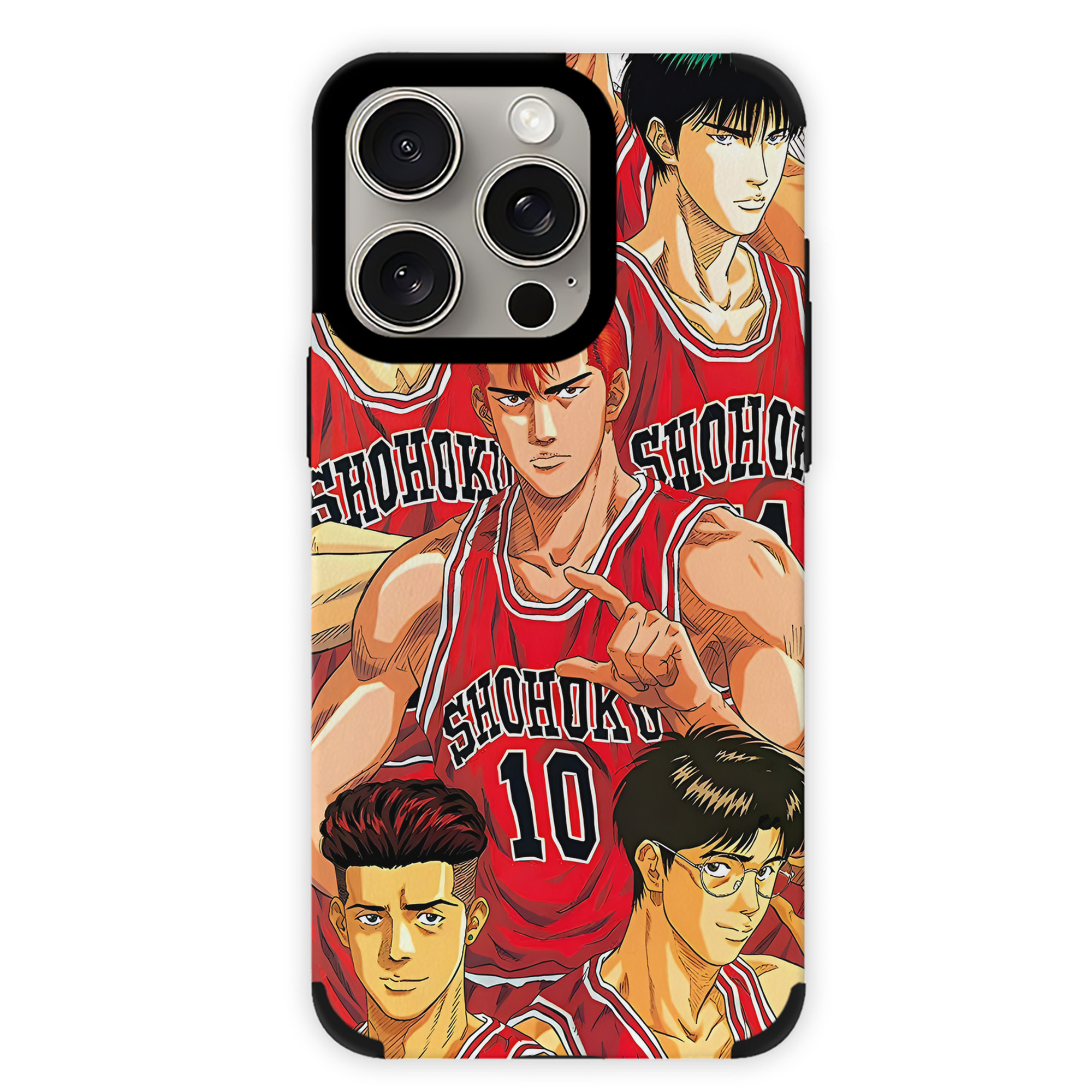 （画像用） SLAM DUNK／スラムダンク 【iPhone15ProMax対応】 PUレザー スマホケース 耐衝撃＆黄変防止