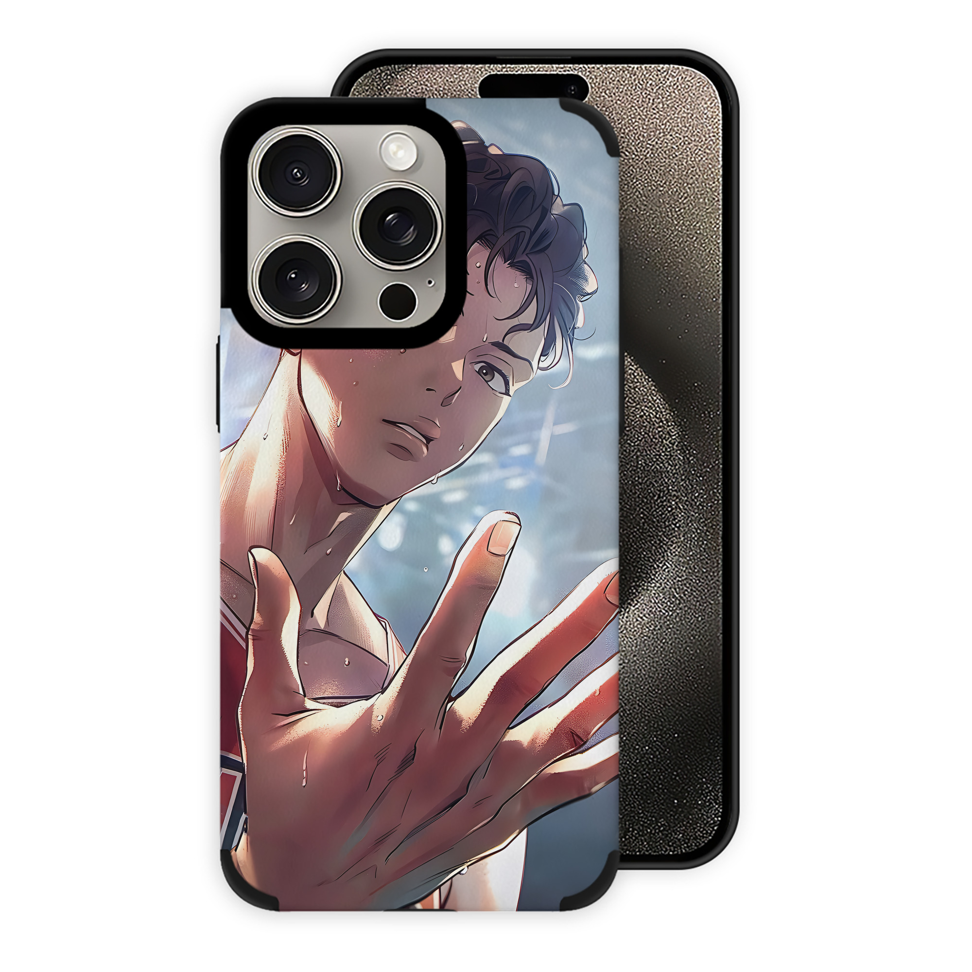 （画像用） SLAM DUNK／スラムダンク 【iPhone15ProMax対応】 PUレザー スマホケース 耐衝撃＆黄変防止
