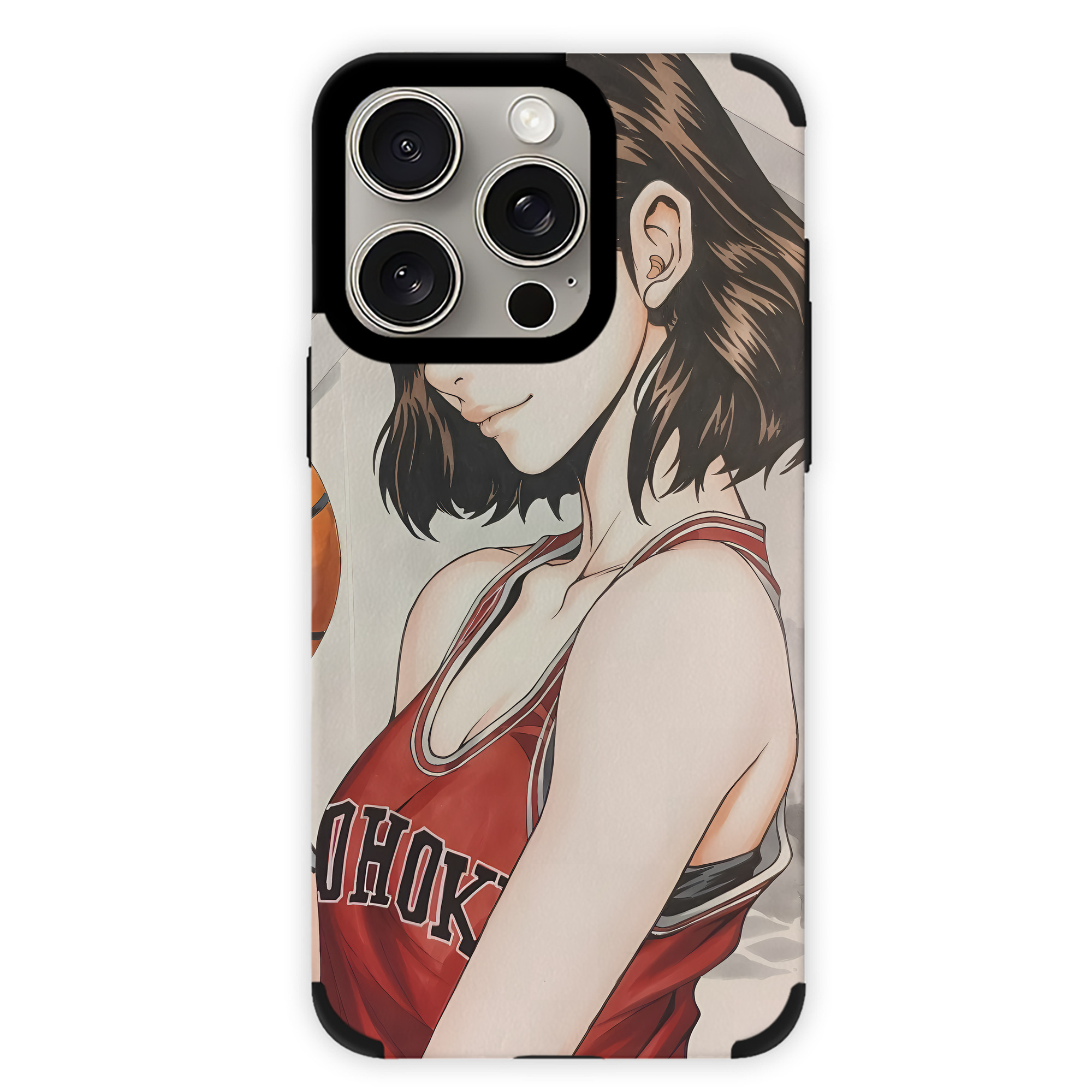 （画像用） SLAM DUNK／スラムダンク 【iPhone15ProMax対応】 PUレザー スマホケース 耐衝撃＆黄変防止