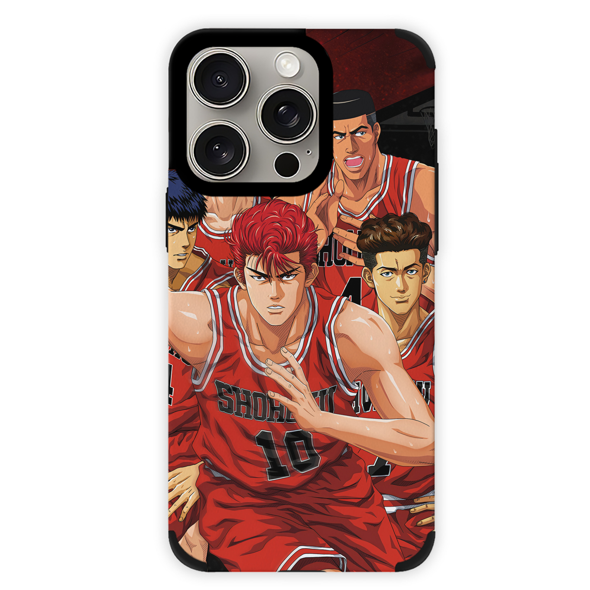 （画像用） SLAM DUNK／スラムダンク 【iPhone15ProMax対応】 PUレザー スマホケース 耐衝撃＆黄変防止