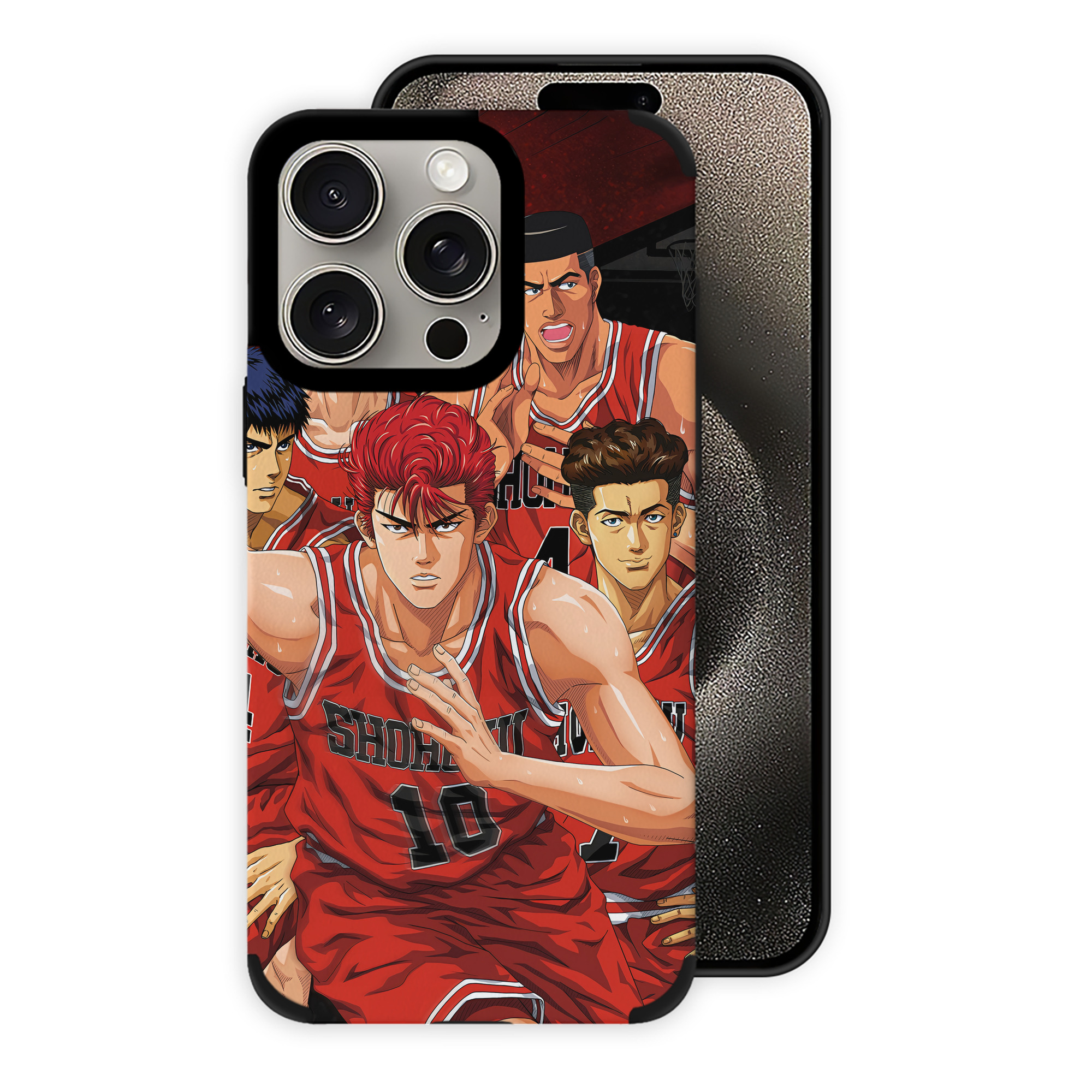 （画像用） SLAM DUNK／スラムダンク 【iPhone15ProMax対応】 PUレザー スマホケース 耐衝撃＆黄変防止