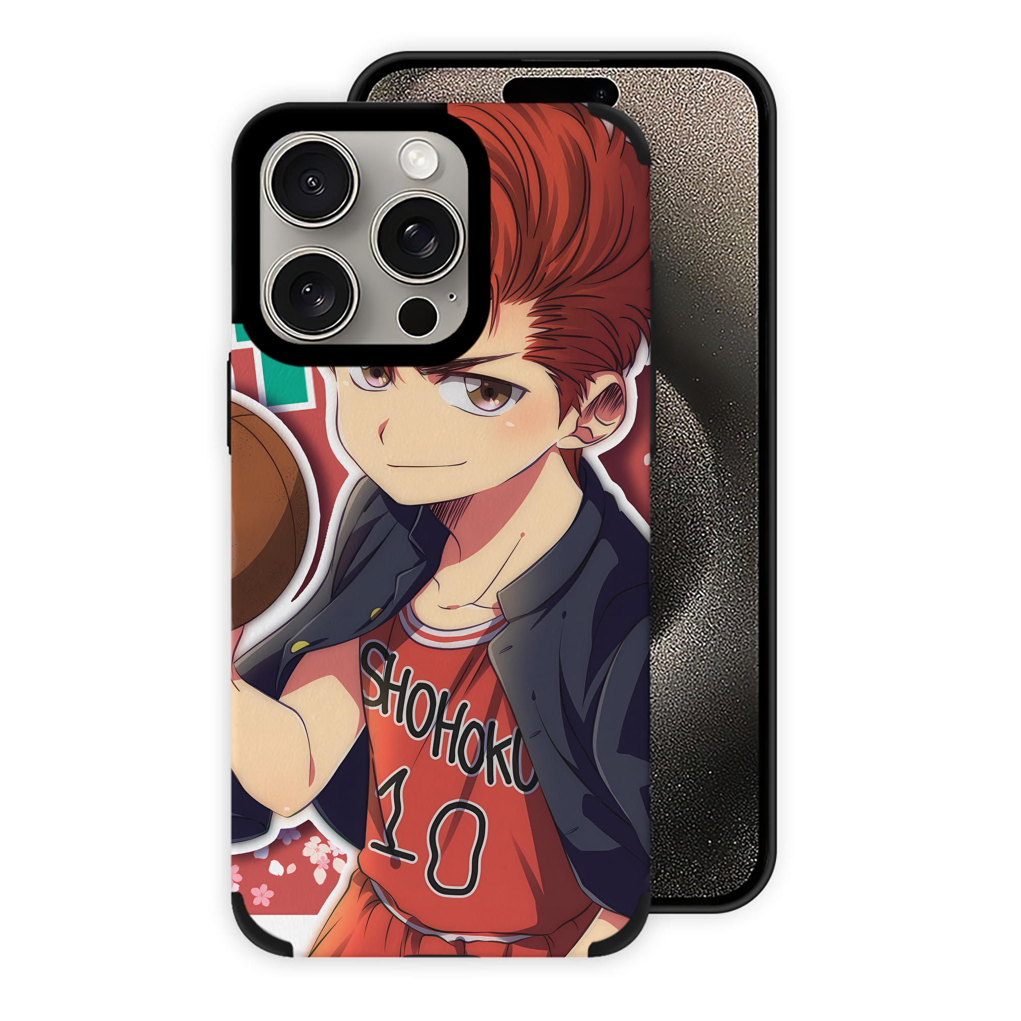 （画像用） SLAM DUNK／スラムダンク 【iPhone15ProMax対応】 PUレザー スマホケース 耐衝撃＆黄変防止