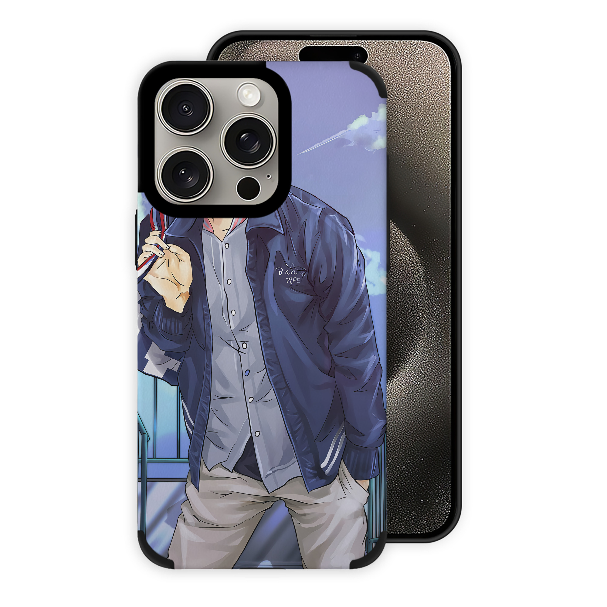 （画像用） SLAM DUNK／スラムダンク 【iPhone15ProMax対応】 PUレザー スマホケース 耐衝撃＆黄変防止