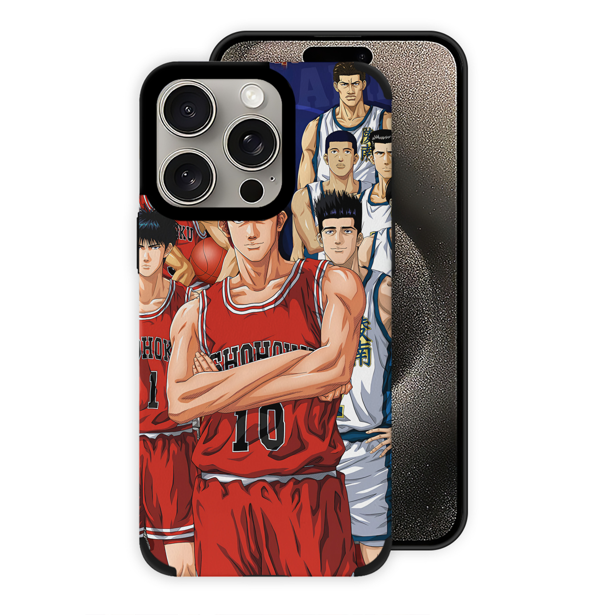 （画像用） SLAM DUNK／スラムダンク 【iPhone15ProMax対応】 PUレザー スマホケース 耐衝撃＆黄変防止