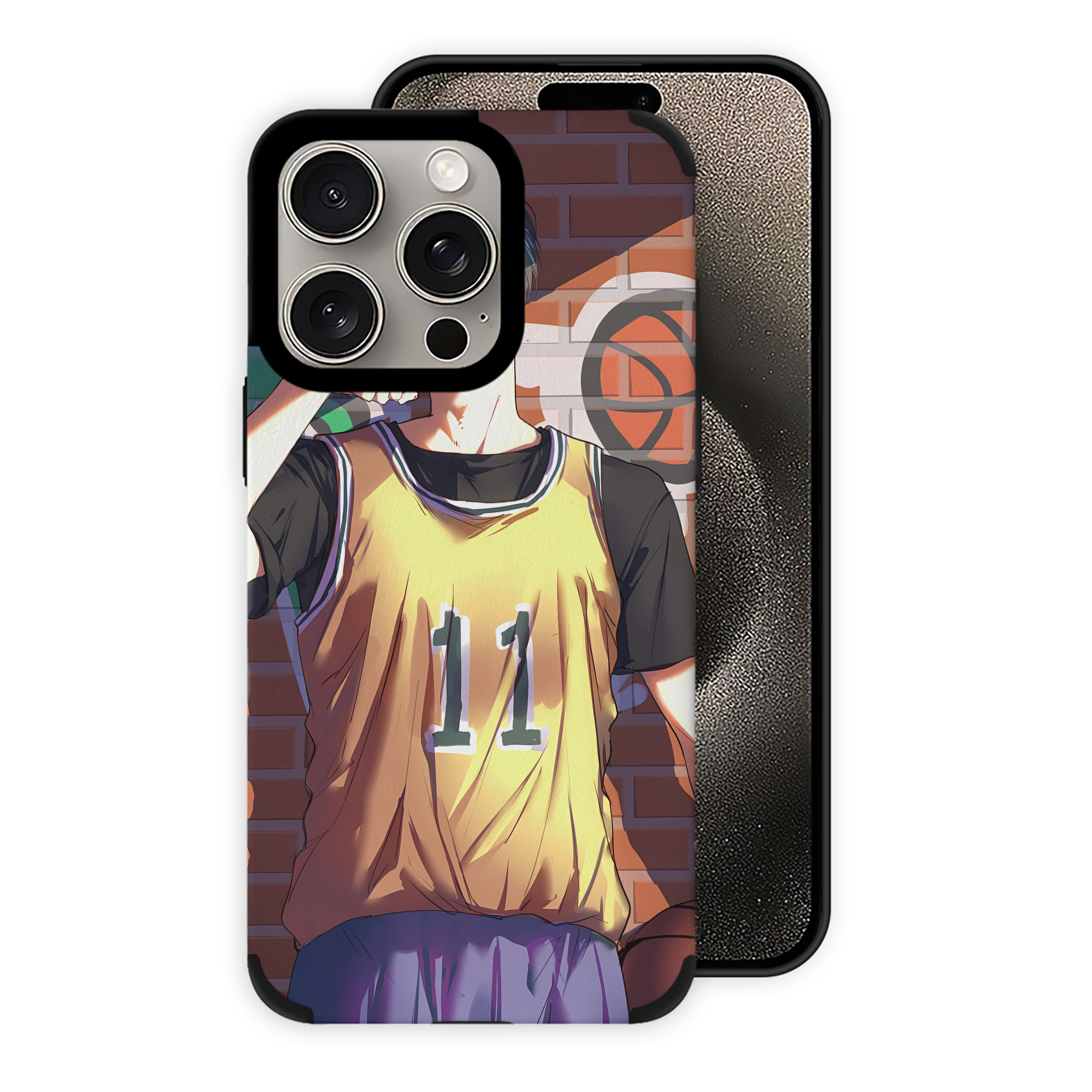 （画像用） SLAM DUNK／スラムダンク 【iPhone15ProMax対応】 PUレザー スマホケース 耐衝撃＆黄変防止