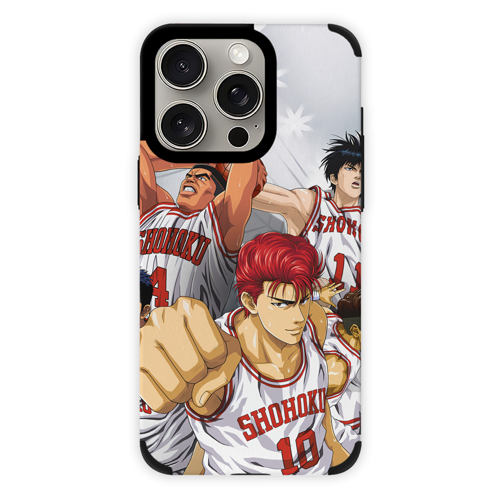 （画像用） SLAM DUNK／スラムダンク 【iPhone15ProMax対応】 PUレザー スマホケース 耐衝撃＆黄変防止