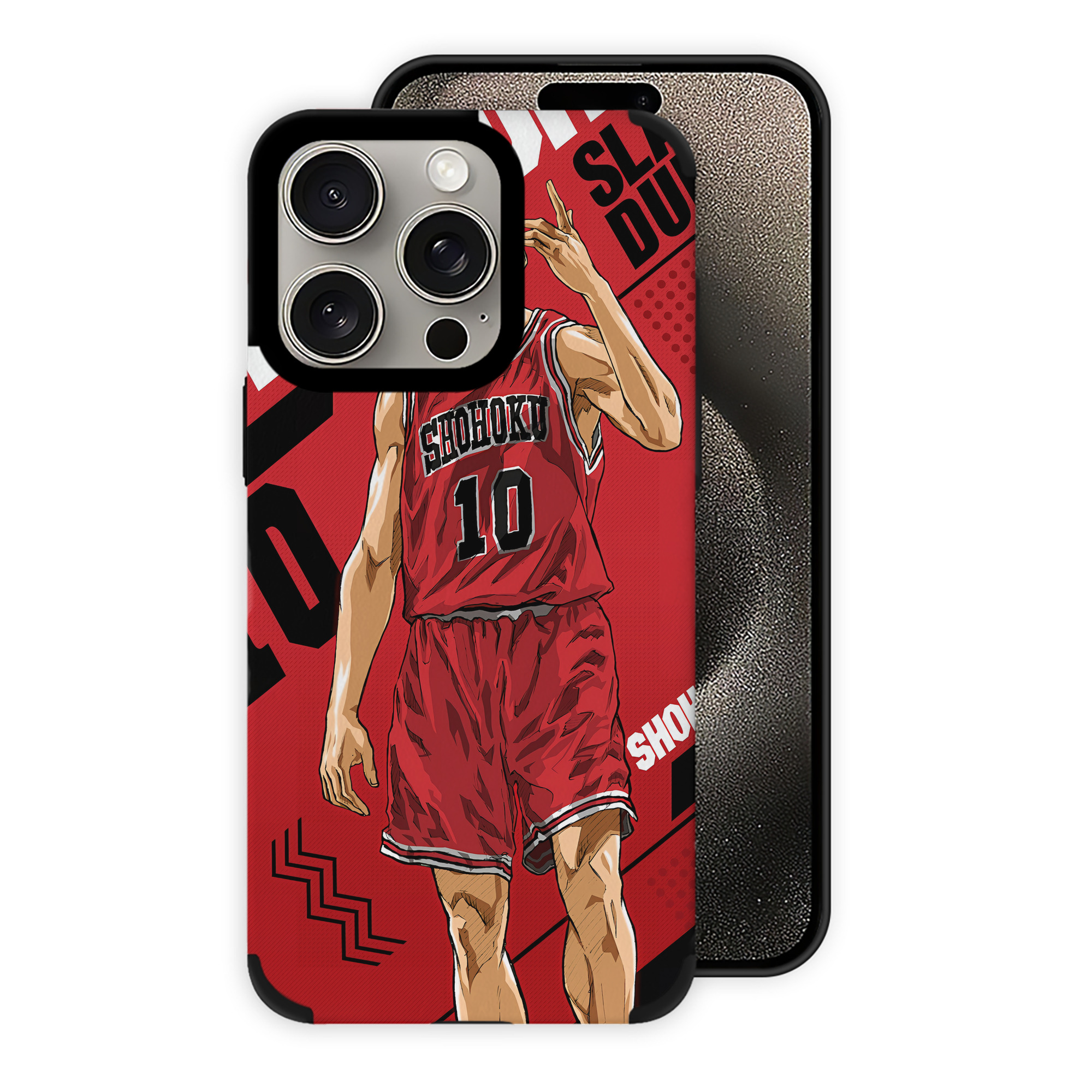 （画像用） SLAM DUNK／スラムダンク 【iPhone15ProMax対応】 PUレザー スマホケース 耐衝撃＆黄変防止