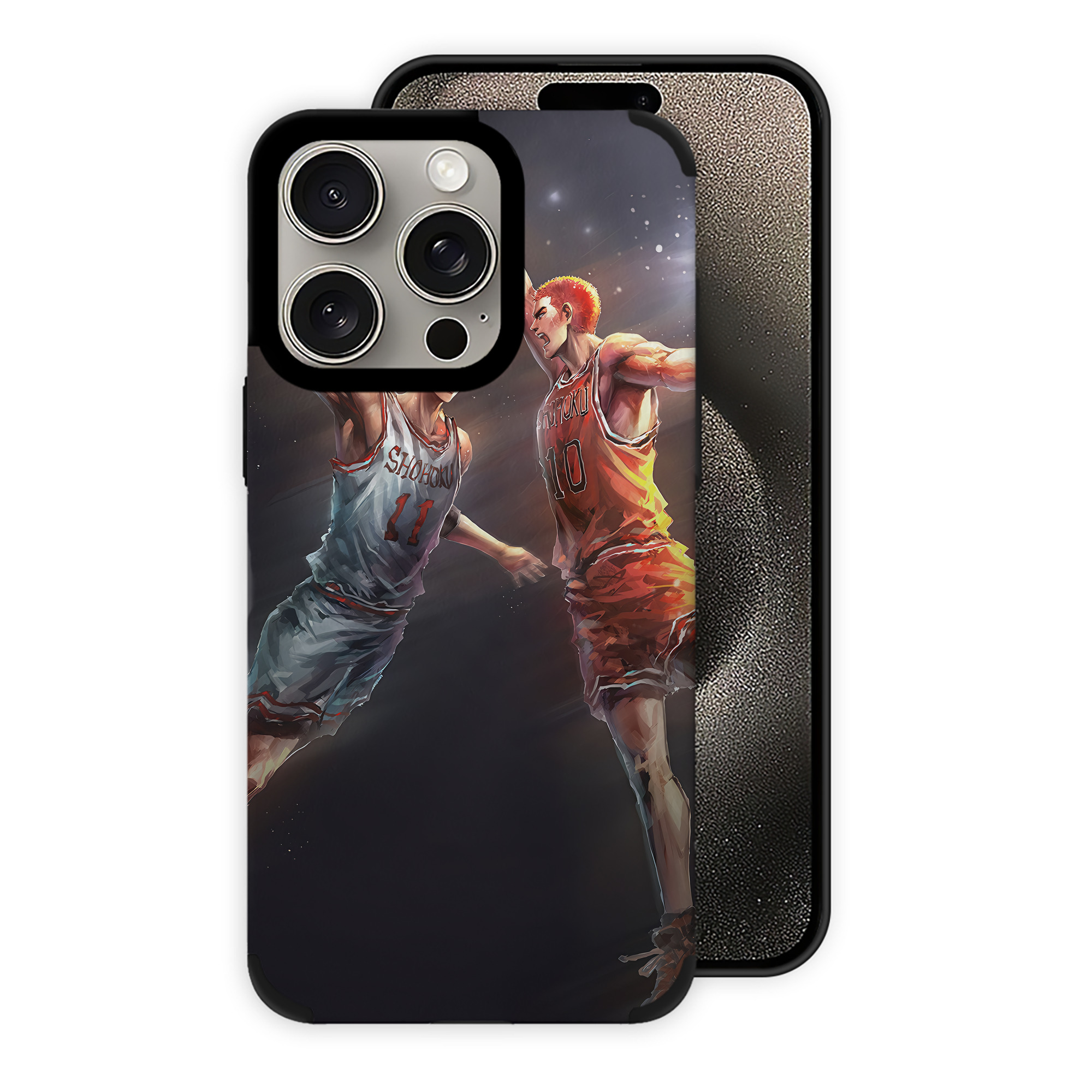 （画像用） SLAM DUNK／スラムダンク 【iPhone15ProMax対応】 PUレザー スマホケース 耐衝撃＆黄変防止