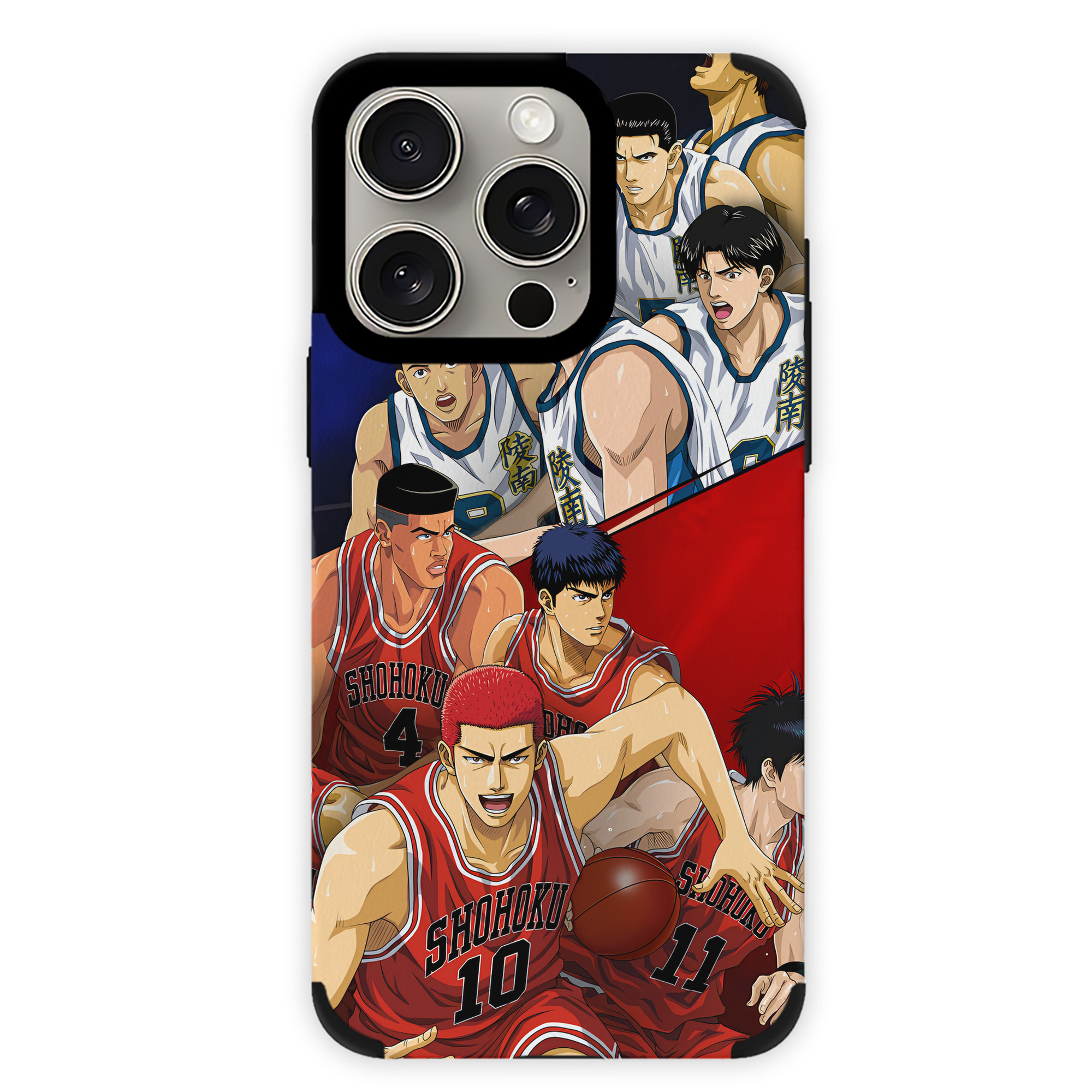（画像用） SLAM DUNK／スラムダンク 【iPhone15ProMax対応】 PUレザー スマホケース 耐衝撃＆黄変防止