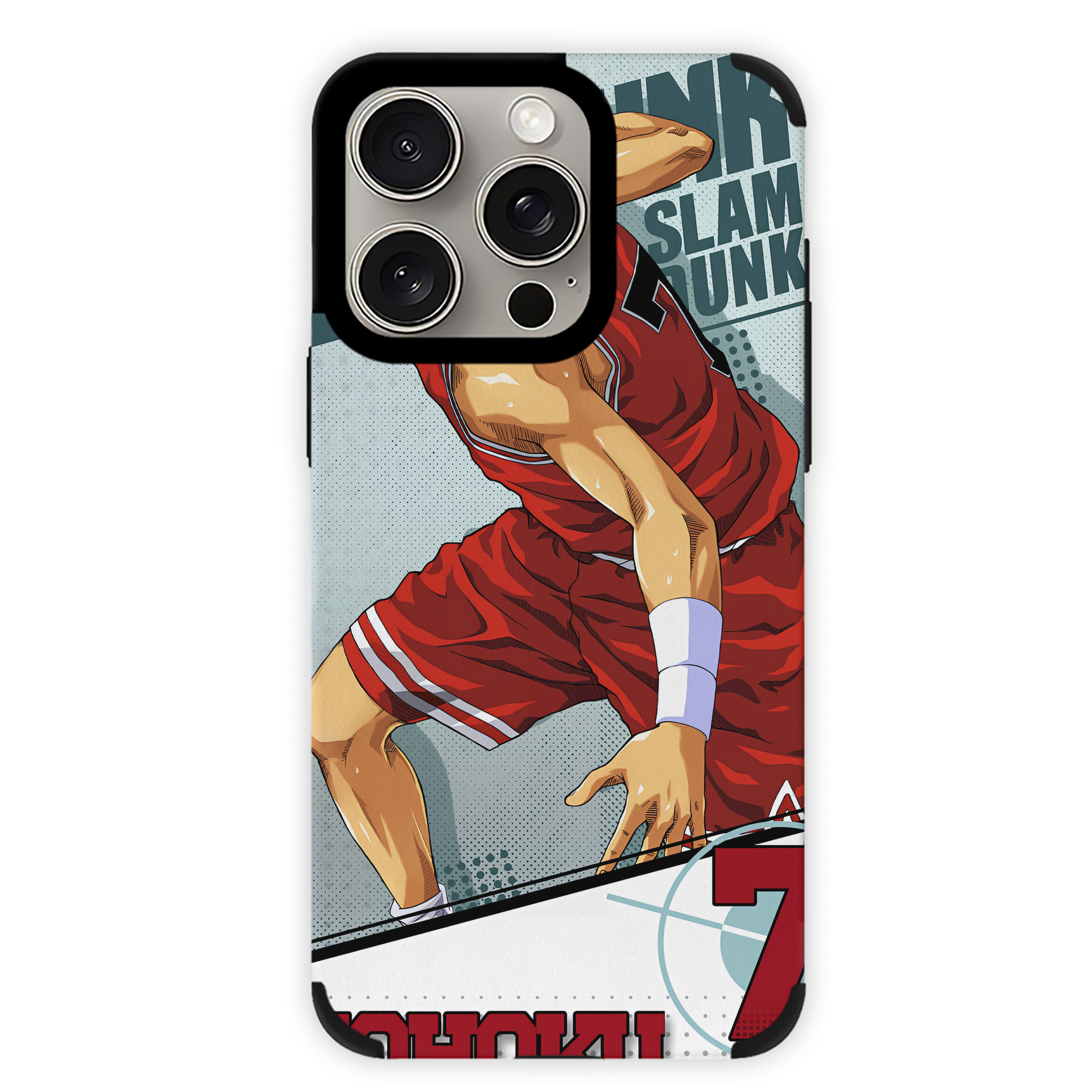 （画像用） SLAM DUNK／スラムダンク 【iPhone15ProMax対応】 PUレザー スマホケース 耐衝撃＆黄変防止