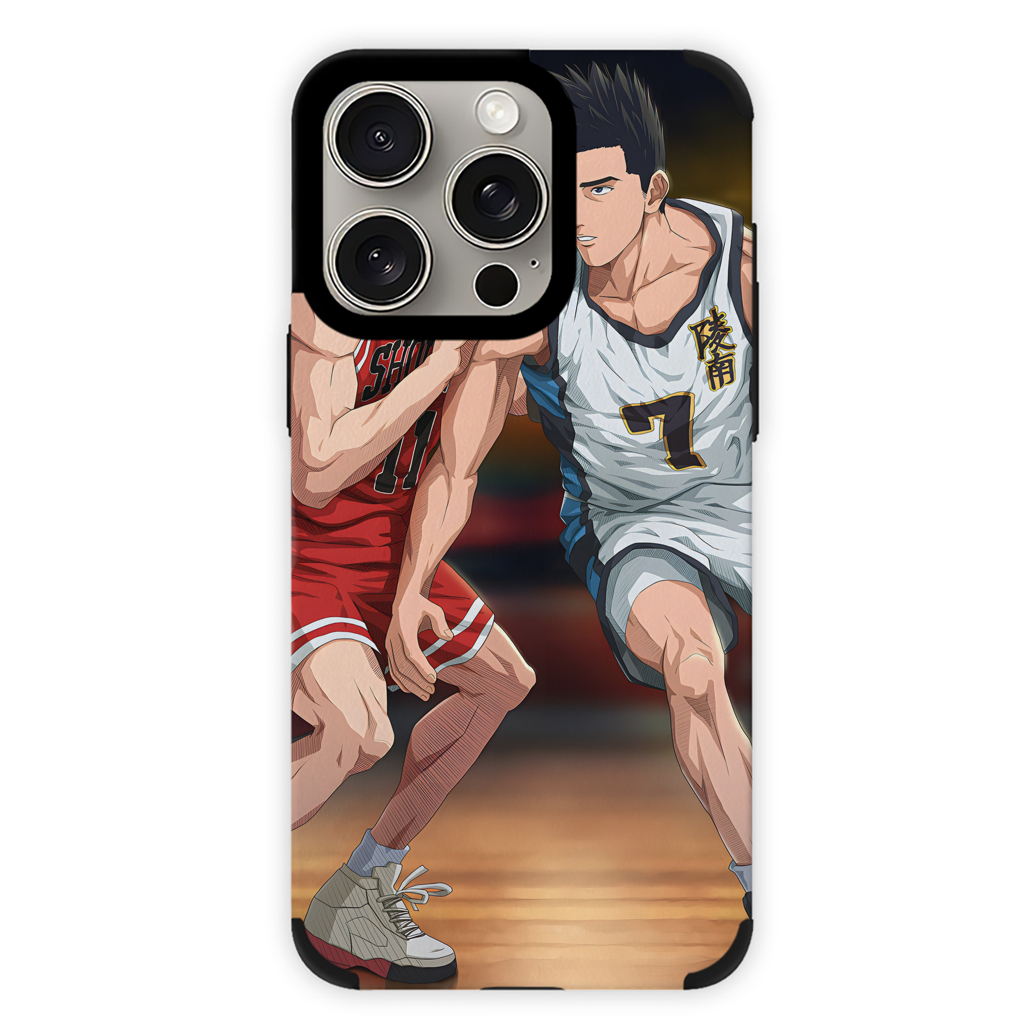 （画像用） SLAM DUNK／スラムダンク 【iPhone15ProMax対応】 PUレザー スマホケース 耐衝撃＆黄変防止