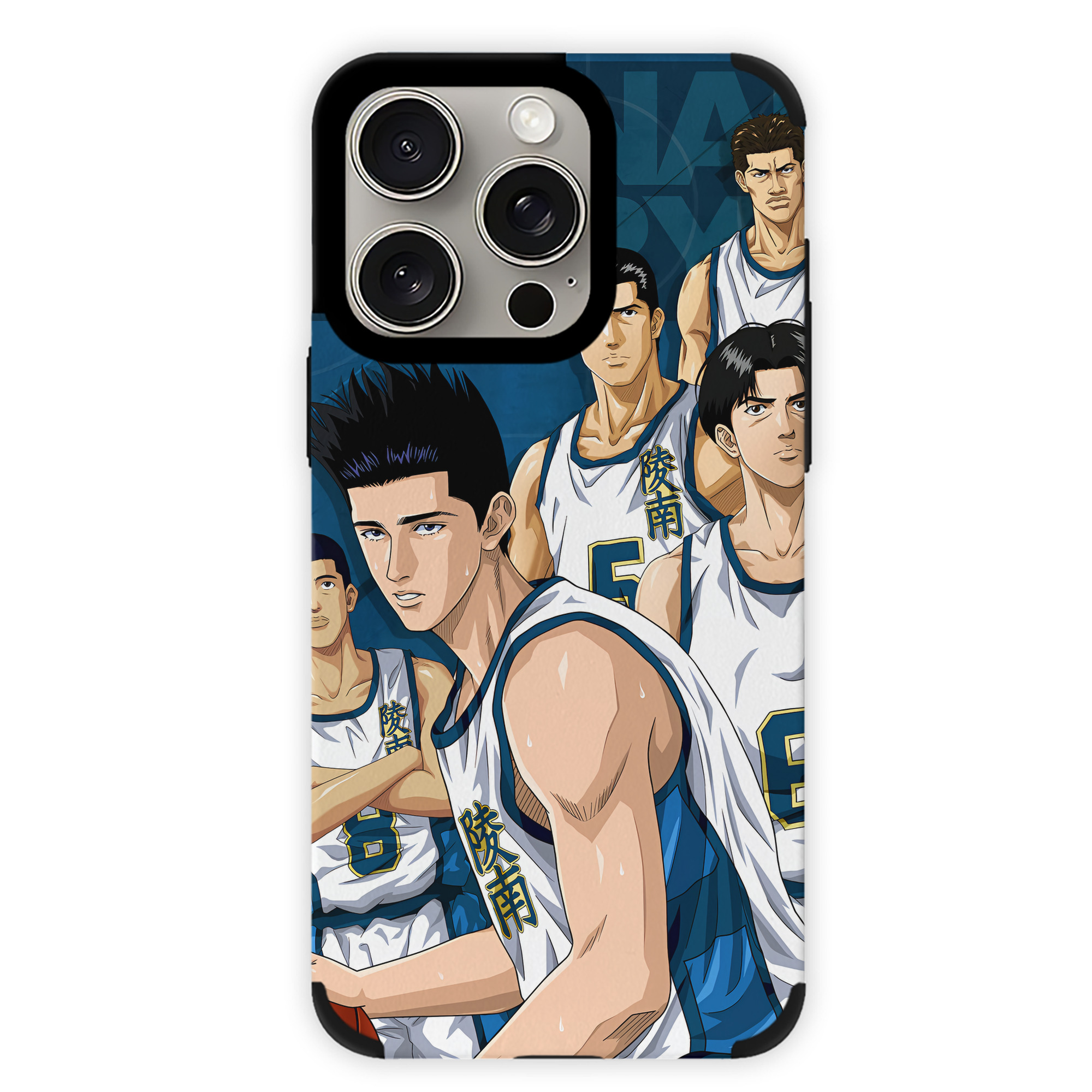 （画像用） SLAM DUNK／スラムダンク 【iPhone15ProMax対応】 PUレザー スマホケース 耐衝撃＆黄変防止