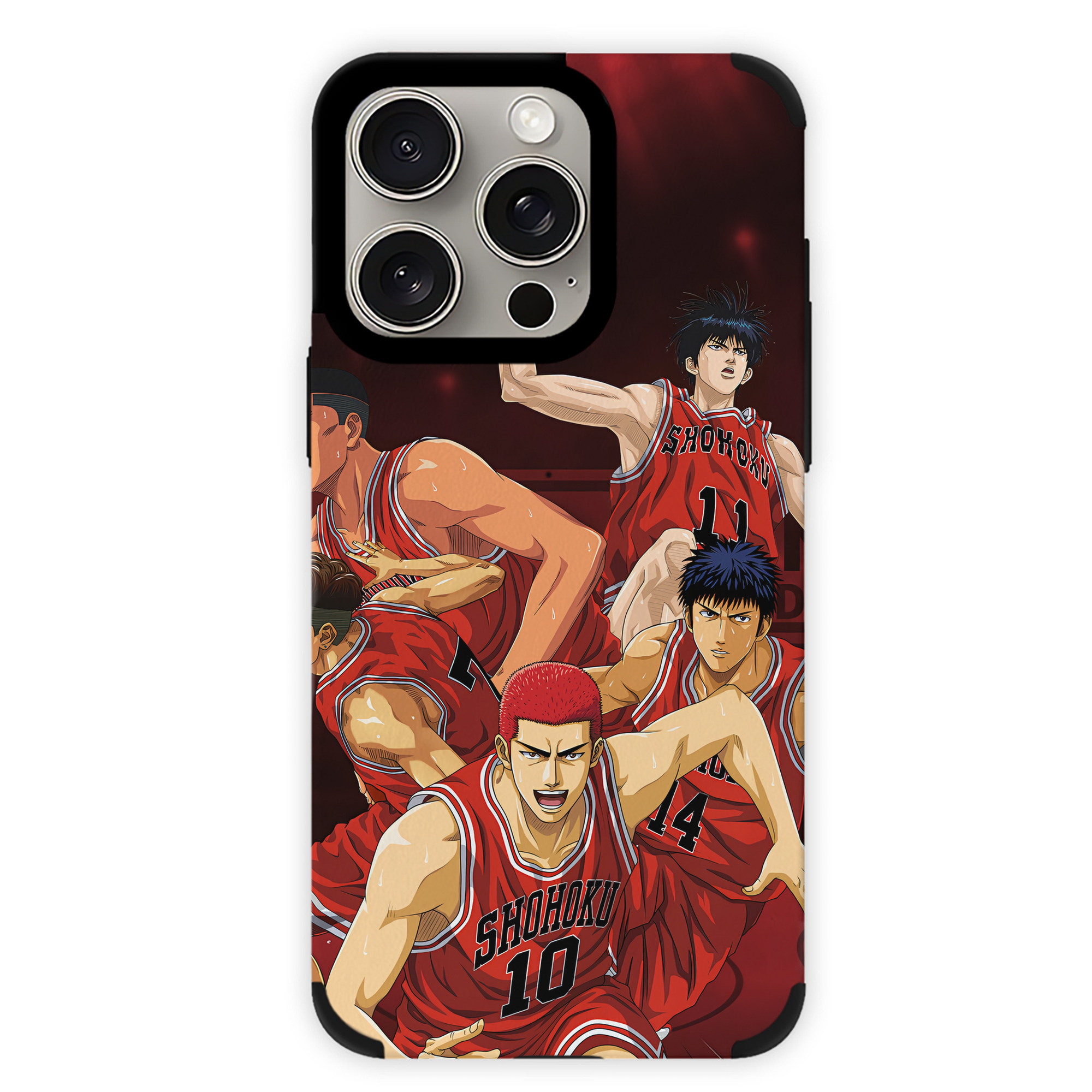 （画像用） SLAM DUNK／スラムダンク 【iPhone15ProMax対応】 PUレザー スマホケース 耐衝撃＆黄変防止