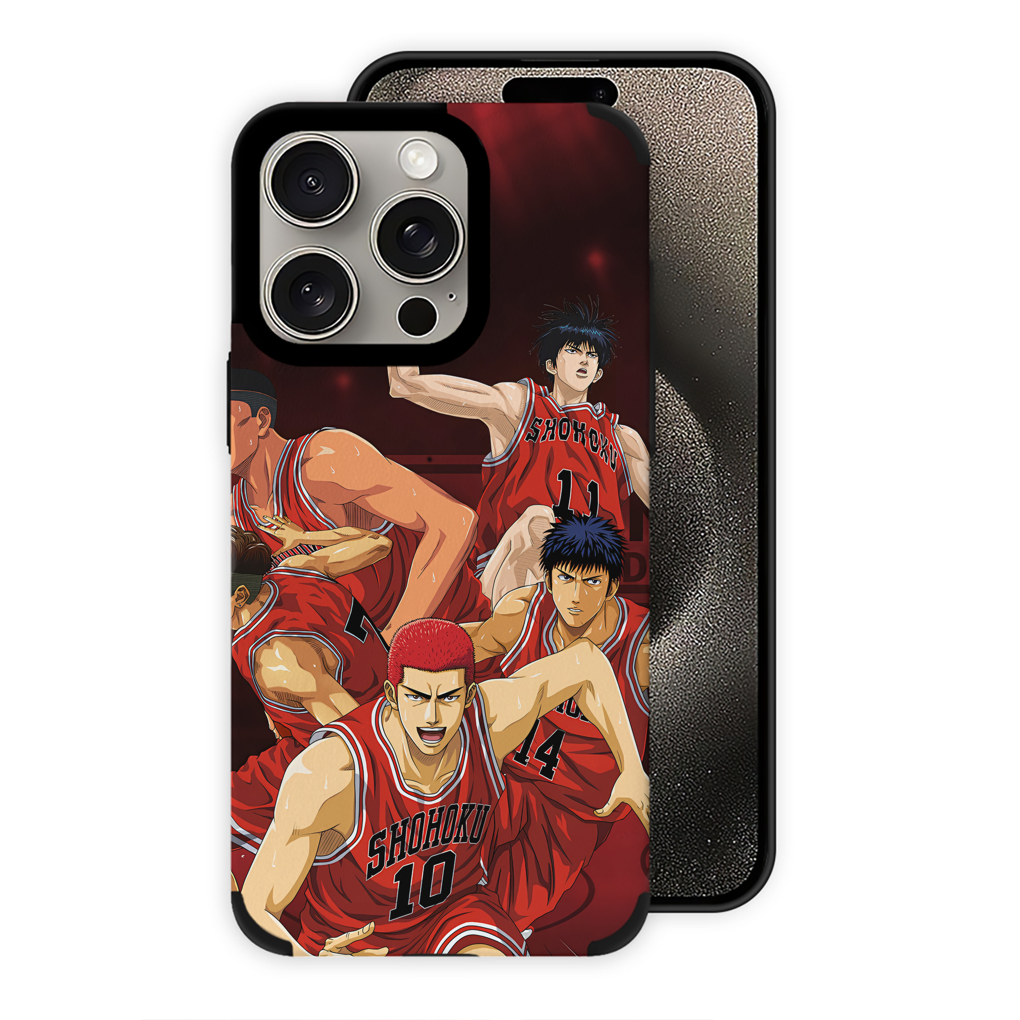 （画像用） SLAM DUNK／スラムダンク 【iPhone15ProMax対応】 PUレザー スマホケース 耐衝撃＆黄変防止