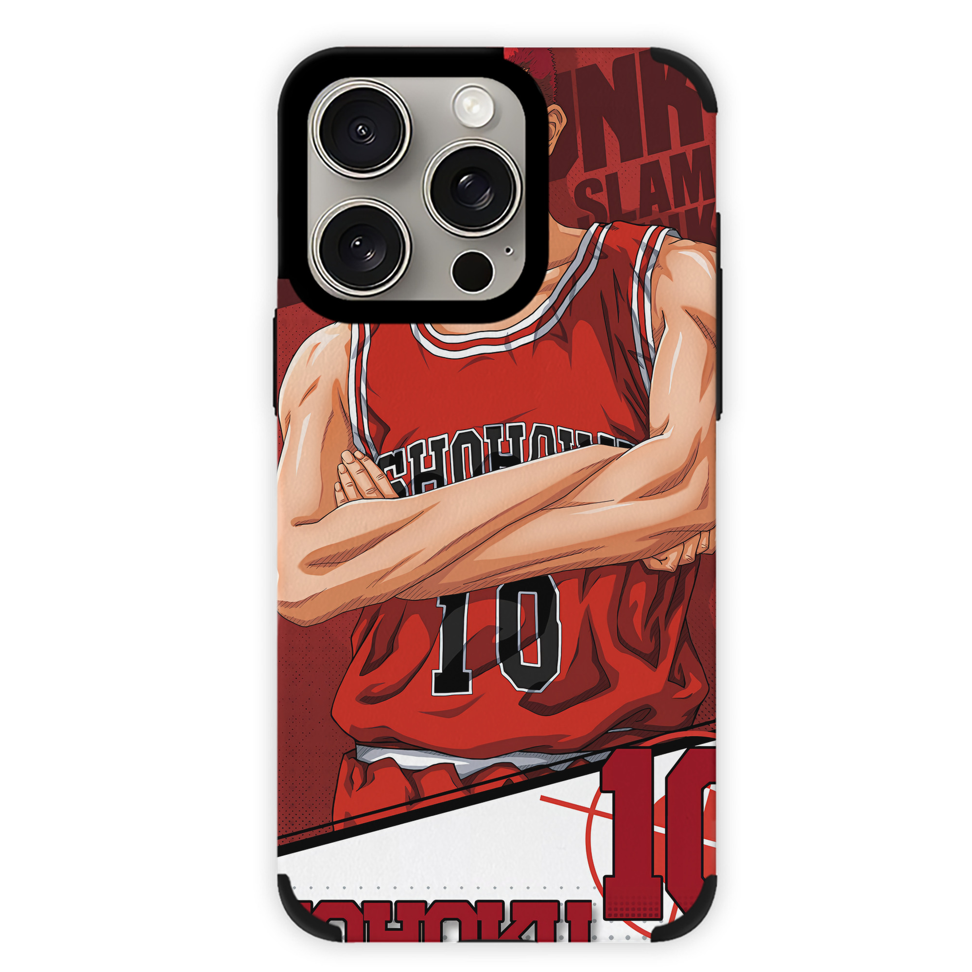（画像用） SLAM DUNK／スラムダンク 【iPhone15ProMax対応】 PUレザー スマホケース 耐衝撃＆黄変防止
