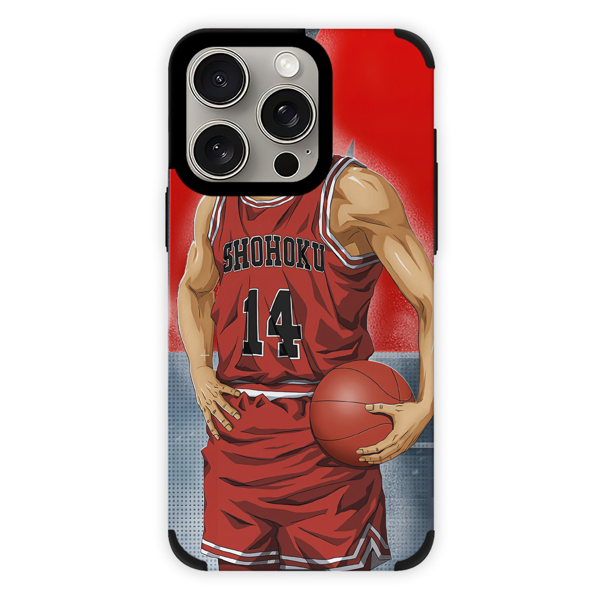 （画像用） SLAM DUNK／スラムダンク 【iPhone15ProMax対応】 PUレザー スマホケース 耐衝撃＆黄変防止