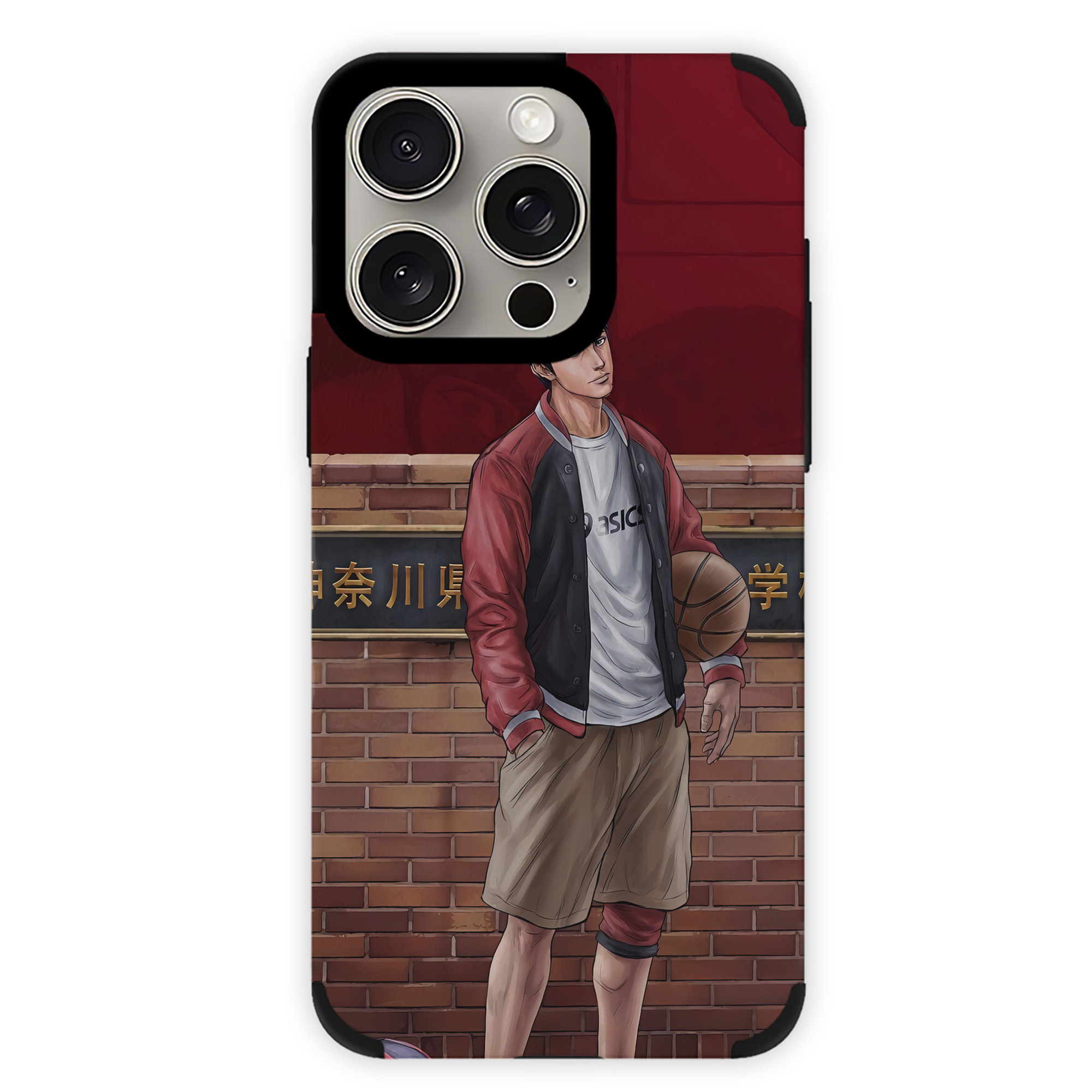 （画像用） SLAM DUNK／スラムダンク 【iPhone15ProMax対応】 PUレザー スマホケース 耐衝撃＆黄変防止