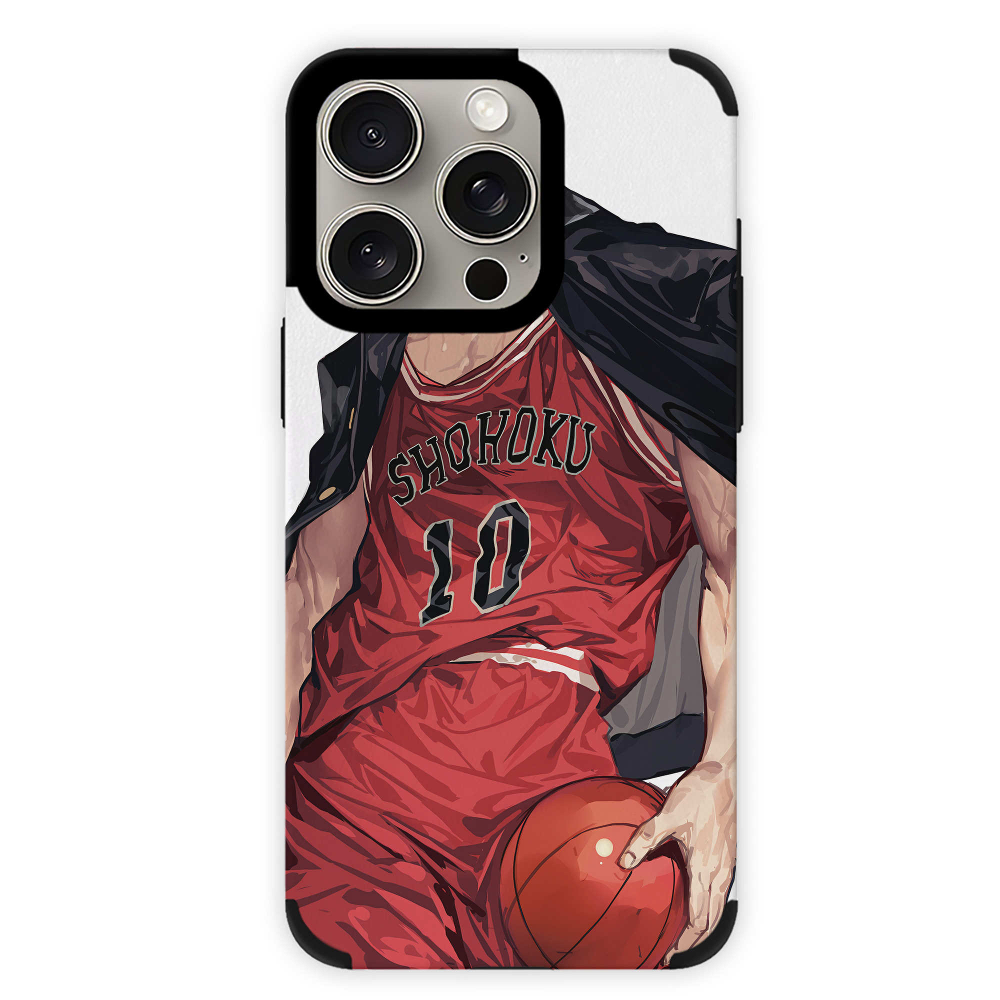 （画像用） SLAM DUNK／スラムダンク 【iPhone15ProMax対応】 PUレザー スマホケース 耐衝撃＆黄変防止