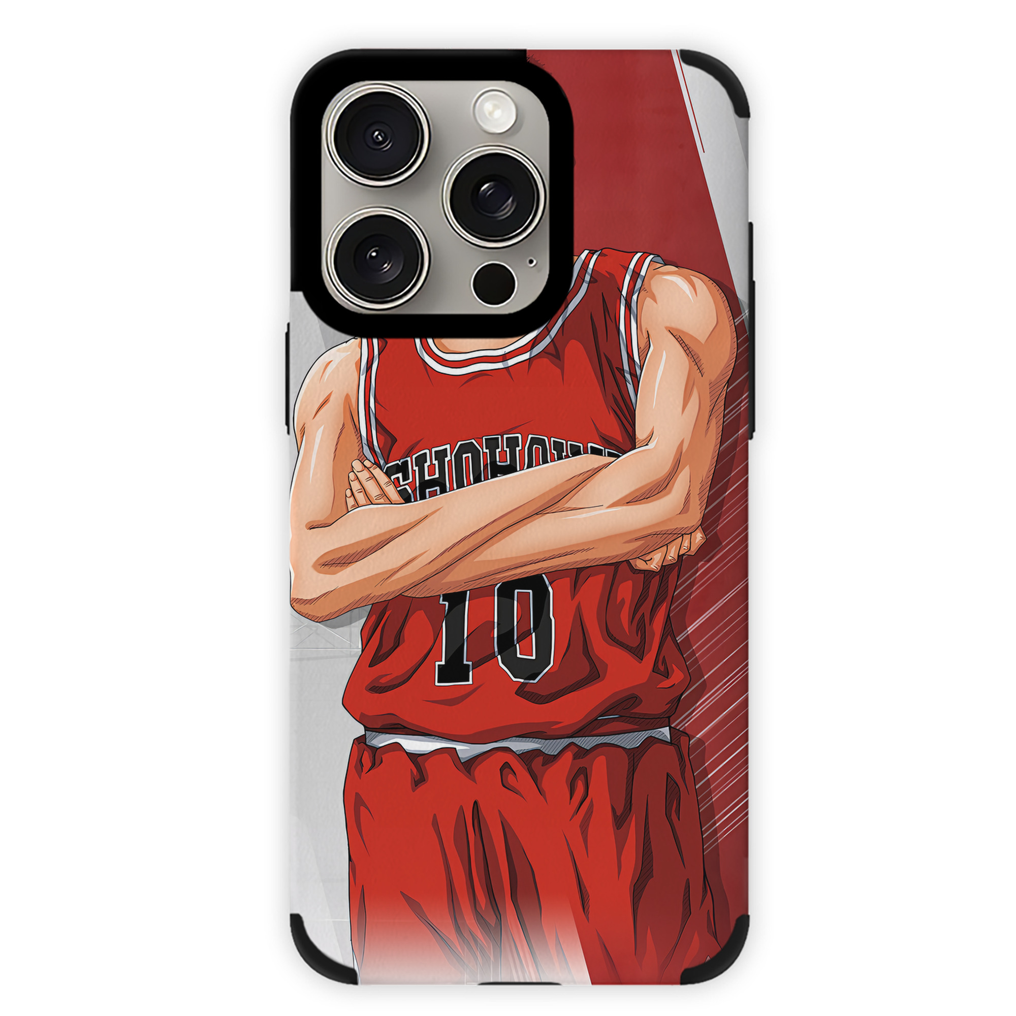 （画像用） SLAM DUNK／スラムダンク 【iPhone15ProMax対応】 PUレザー スマホケース 耐衝撃＆黄変防止
