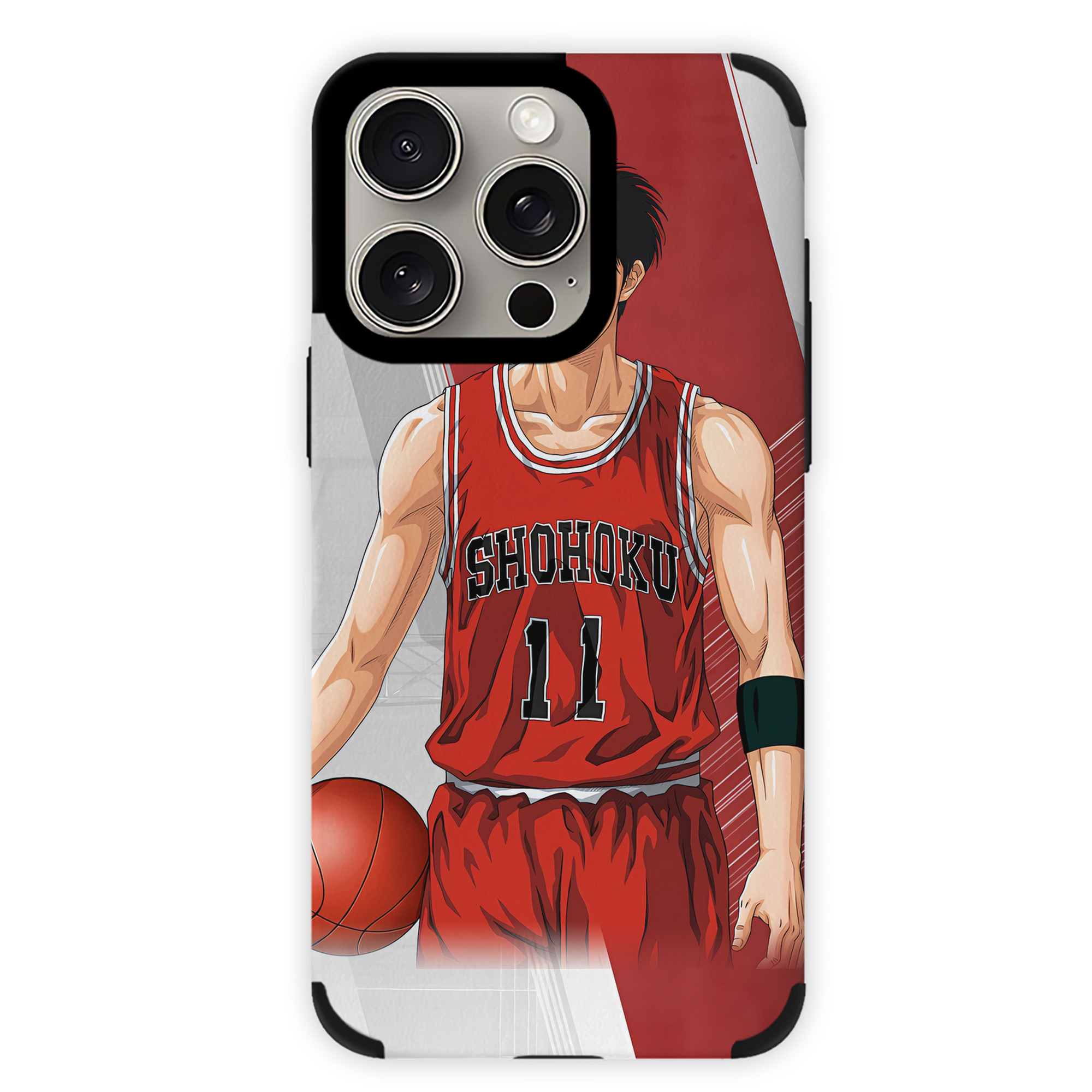 （画像用） SLAM DUNK／スラムダンク 【iPhone15ProMax対応】 PUレザー スマホケース 耐衝撃＆黄変防止