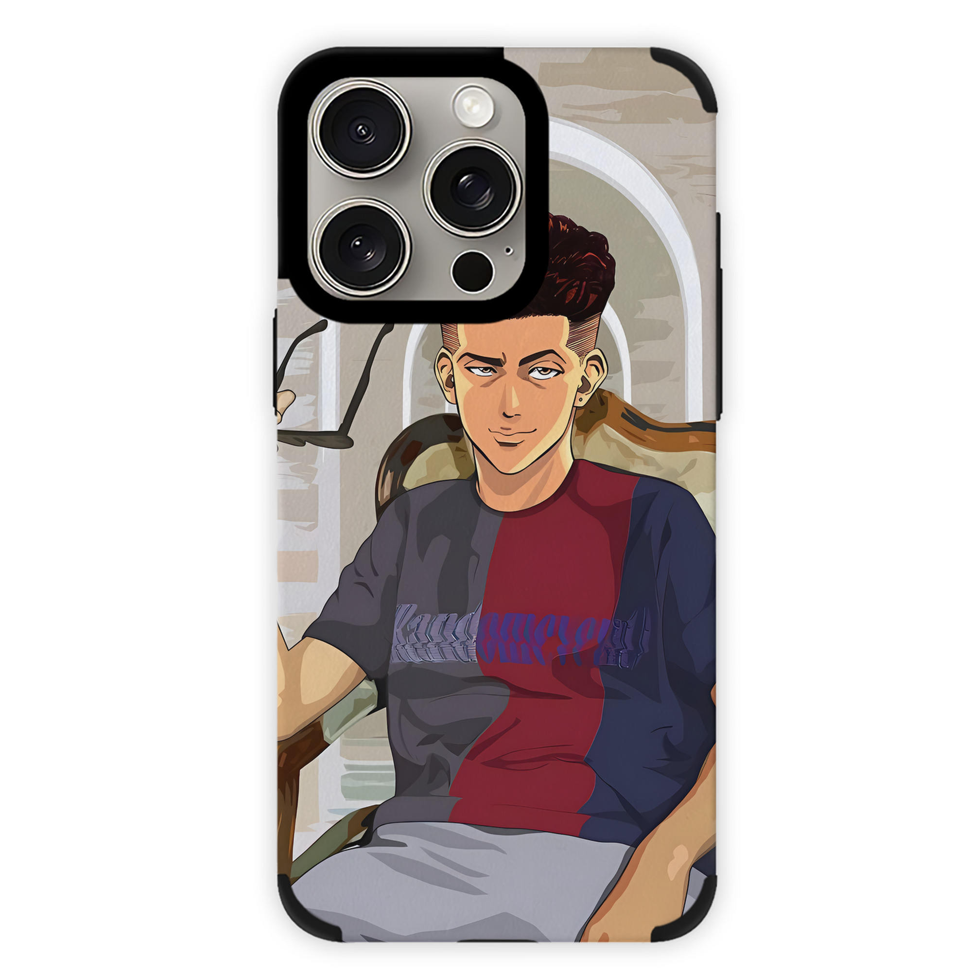 （画像用） SLAM DUNK／スラムダンク 【iPhone15ProMax対応】 PUレザー スマホケース 耐衝撃＆黄変防止