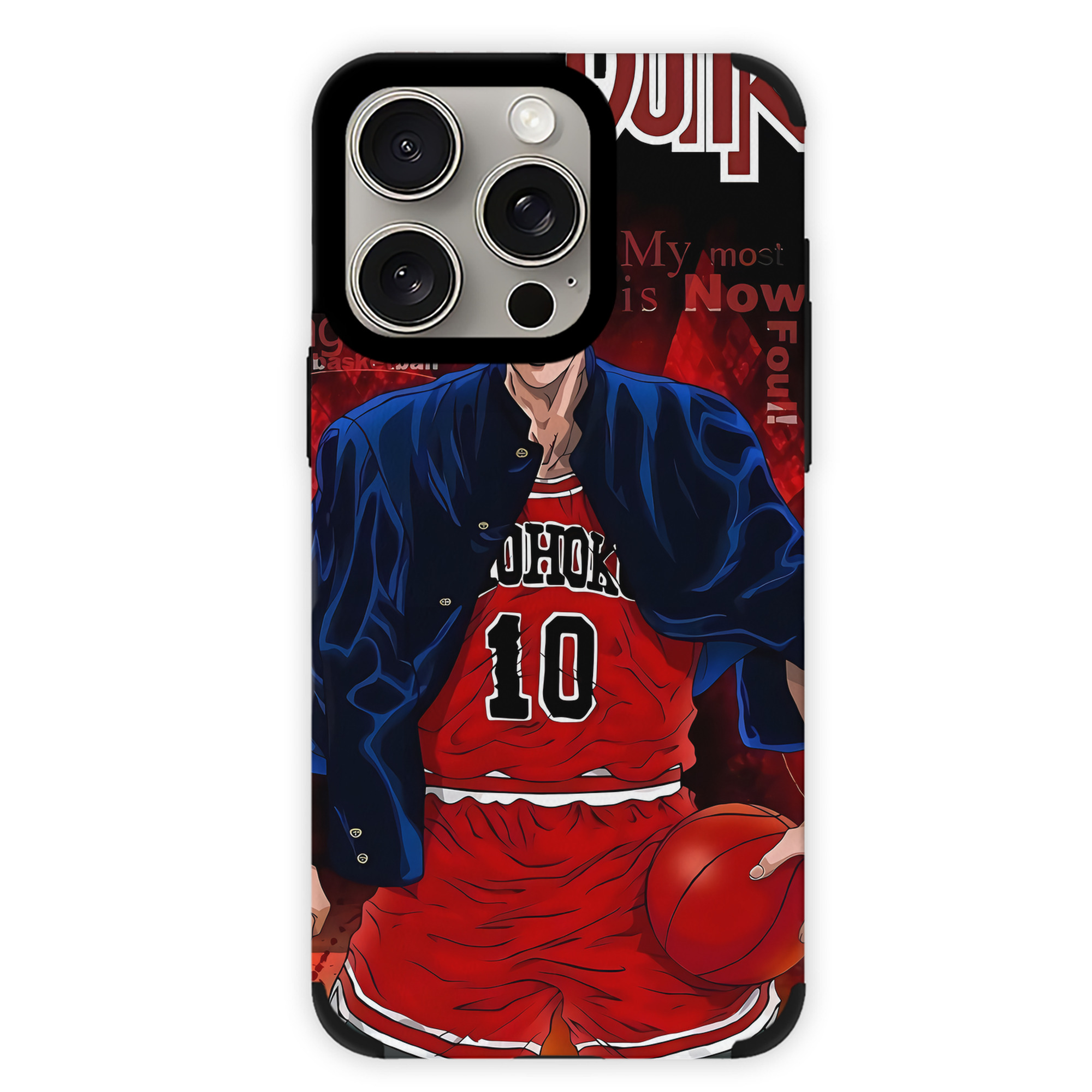 （画像用） SLAM DUNK／スラムダンク 【iPhone15ProMax対応】 PUレザー スマホケース 耐衝撃＆黄変防止